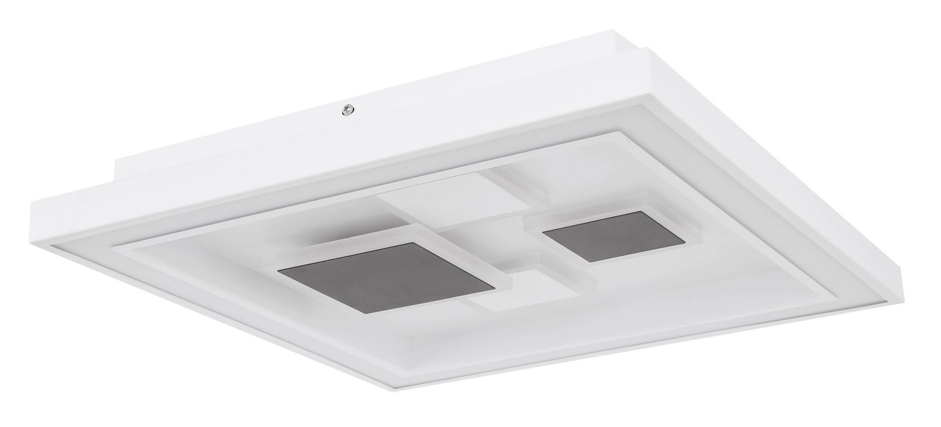 GLOBO LIGHTING LED Deckenleuchte NOLO, Dimmfunktion, Memoryfunktion, Nachtlichtfunktion, mehrere Helligkeitsstufen, LED fest integriert, warmweiß - kaltweiß, Deckenlampe, Acryl, rund, 3000-6000 Kelvin