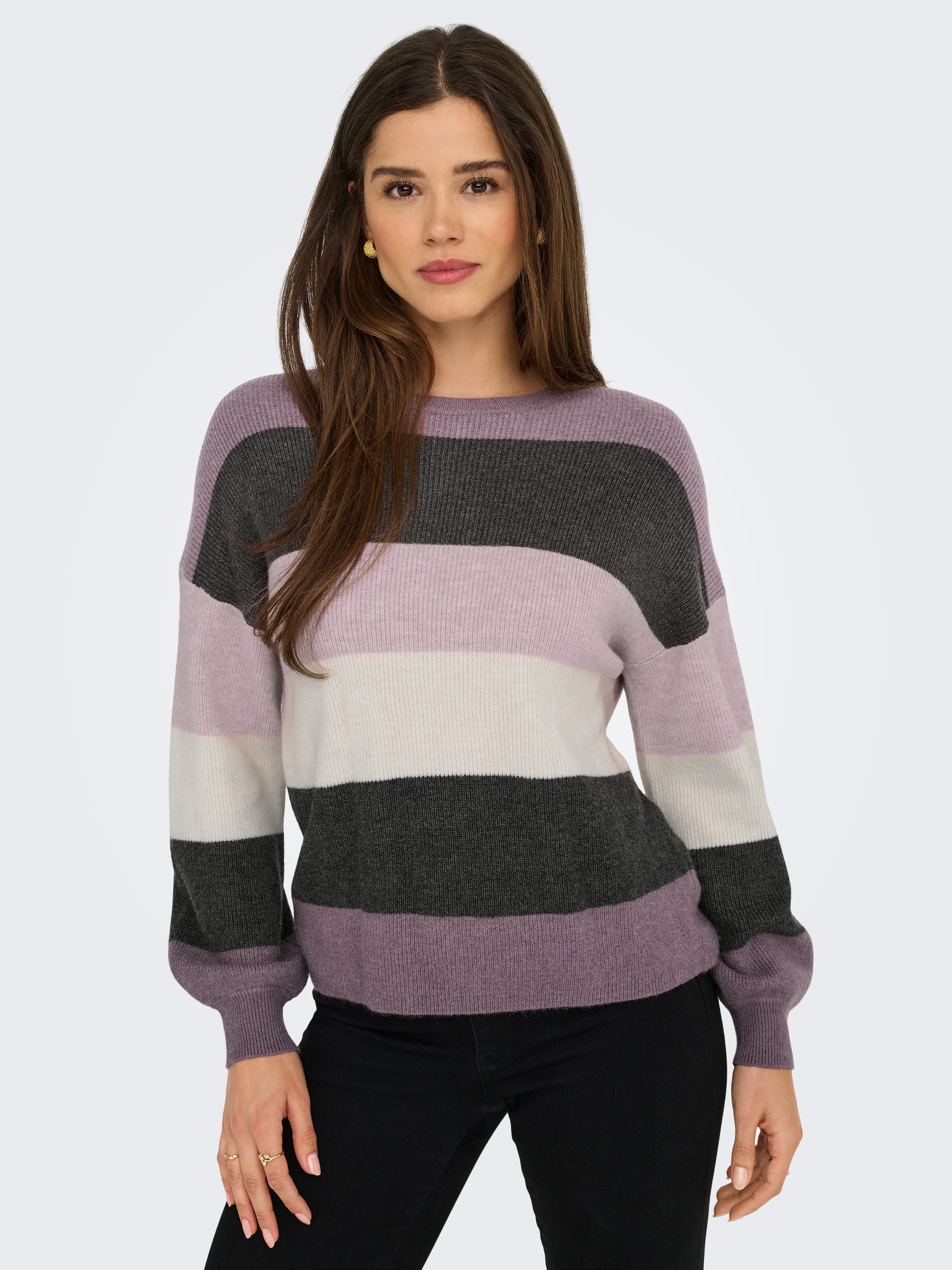 ONLY Strickpullover ONLATIA L/S STRIPE PULLOVER günstig online kaufen