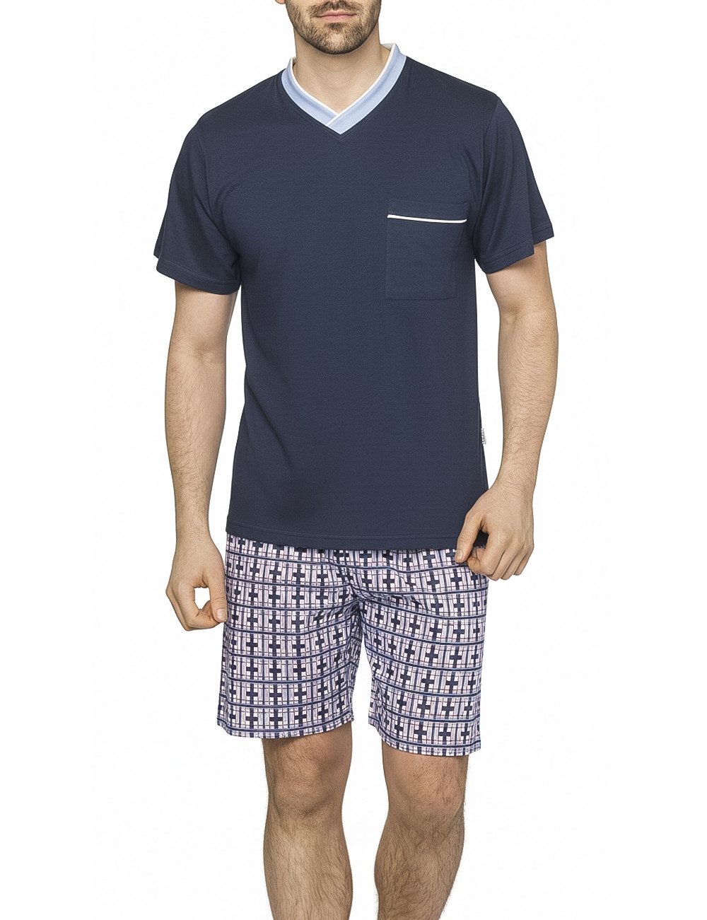 navy/hell blau/bordeaux