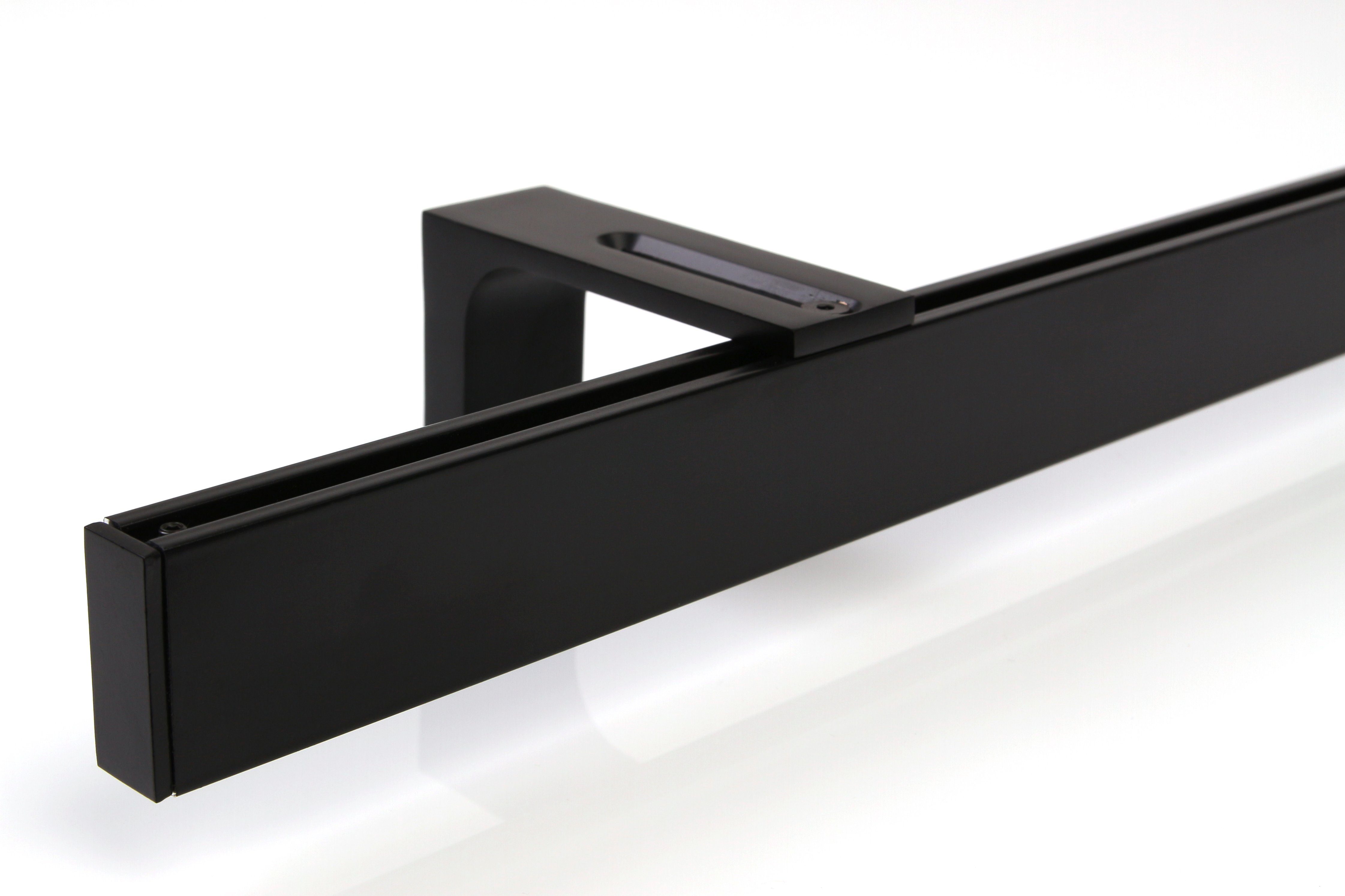 Deco-Raum Gardinenstange Innenlauf eckig, 1-läufig, Wunschmaßlänge, kürzbar günstig online kaufen