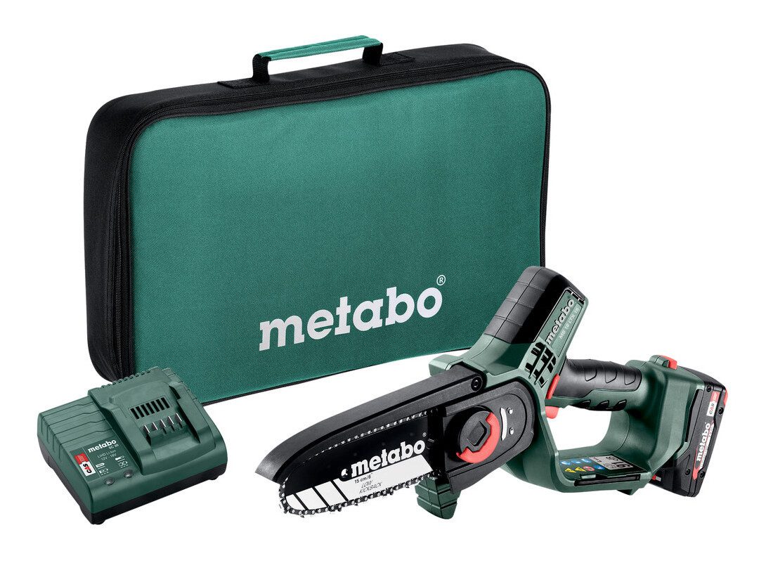 metabo Akku-Astschere MS 18 LTX 15, Gehölzsäge 1 x 2 Ah Li-Ion in Werkzeugtasche