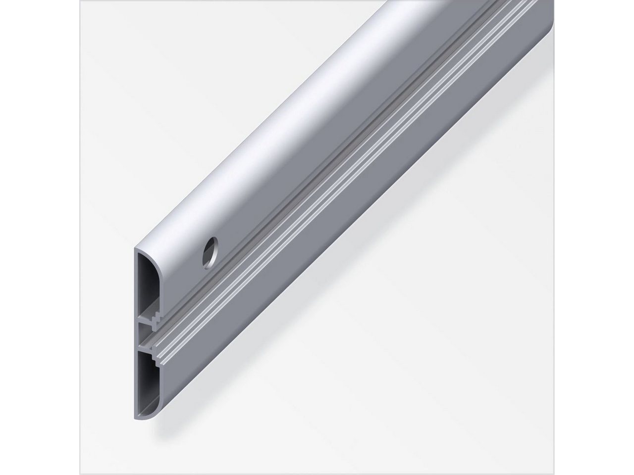 Thumbnail - alfer Abdeckprofil coaxis®-Profil, breit 1 m, 60 x 10 mm Aluminium
