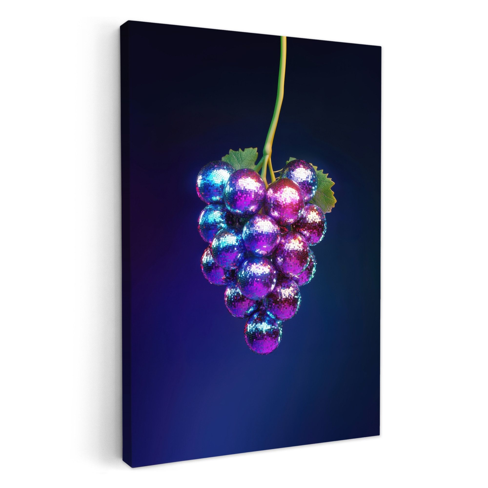 OneMillionCanvasses® Leinwandbild Lila - Disco - Party - Weintraube, Fotodr günstig online kaufen