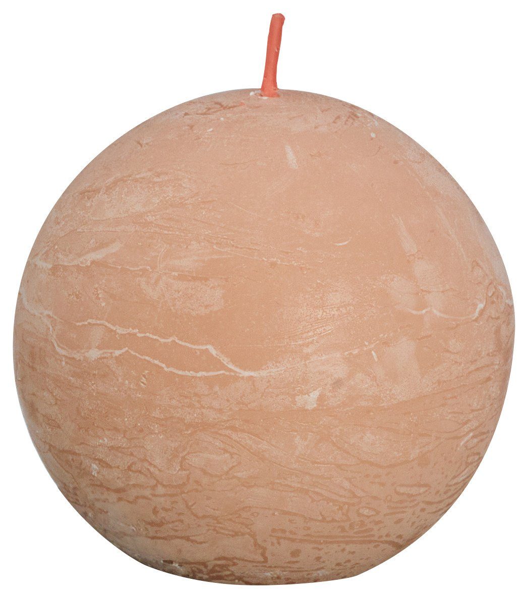 Bolsius Kugelkerze Bolsius Rustik Kugelkerze 76 mm nebliges rosa