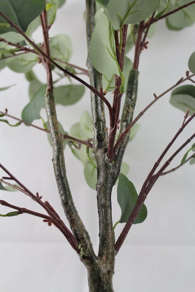 Kunstbaum Kunstpflanze KP041 Eukalyptus, Arnusa, Höhe 120 cm, fertig im Topf