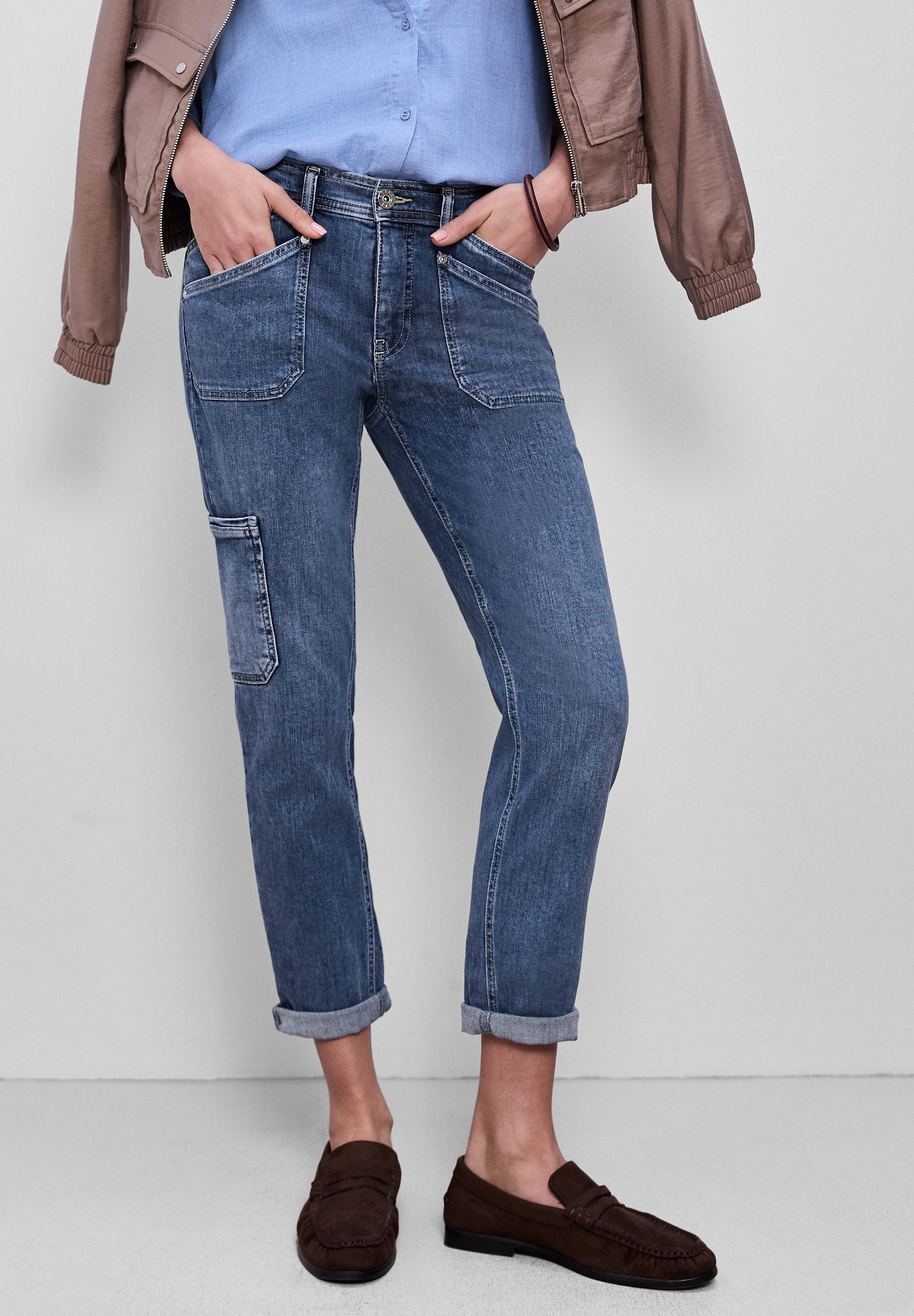 CECIL Loose-fit-Jeans im Loose Fit