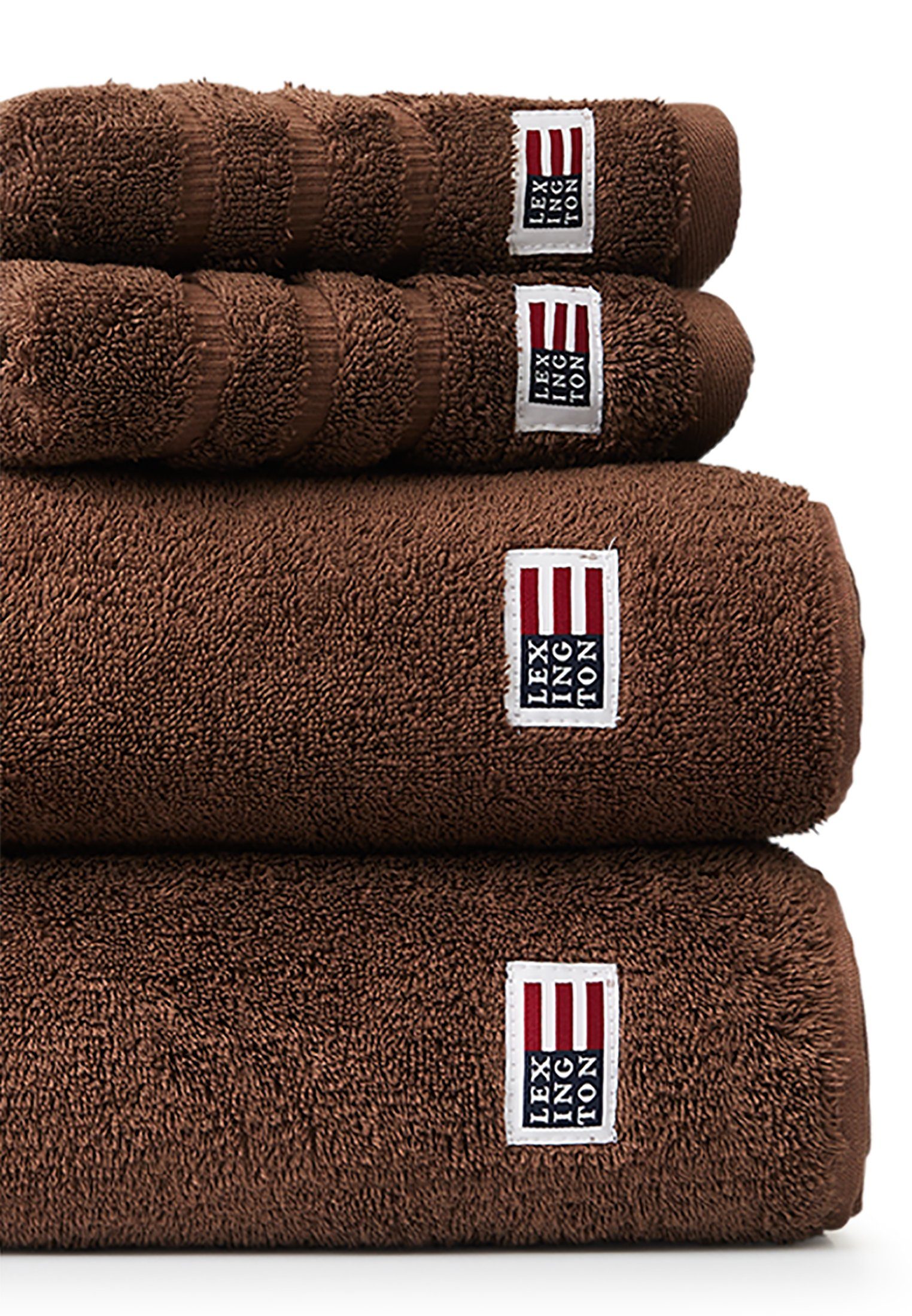 brown Handtuch Original Lexington Towel hazel