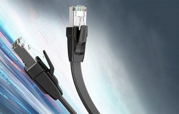 UGREEN 2m Netzwerkkabel flaches LAN Kabel Internetkabel LAN-Kabel, (200 cm)