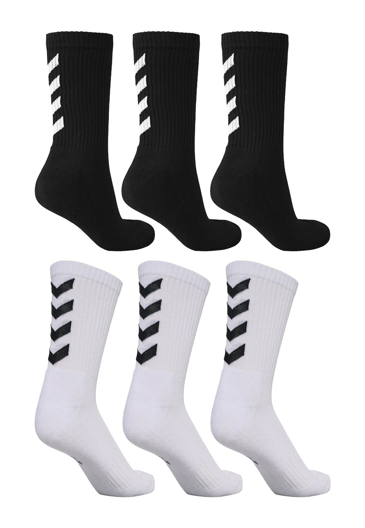 hummel Socken 6-er Pack Sport Socken Lange Basic Socken FUNDAMENTAL für Herren (6-Paar, sportlich) FUNDAMENTAL SOCKS 6-Pack