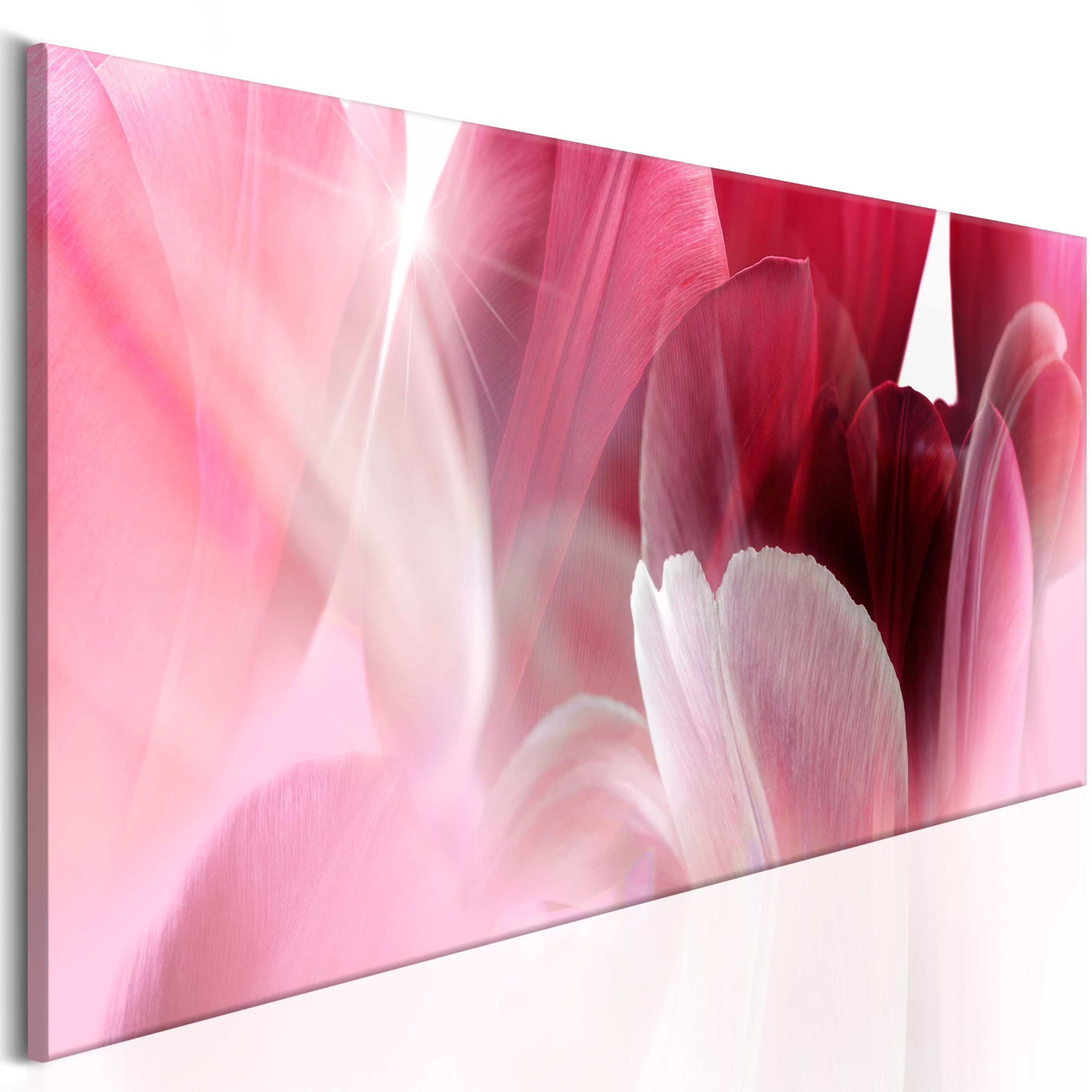Artgeist Wandbild Flowers: Pink Tulips
