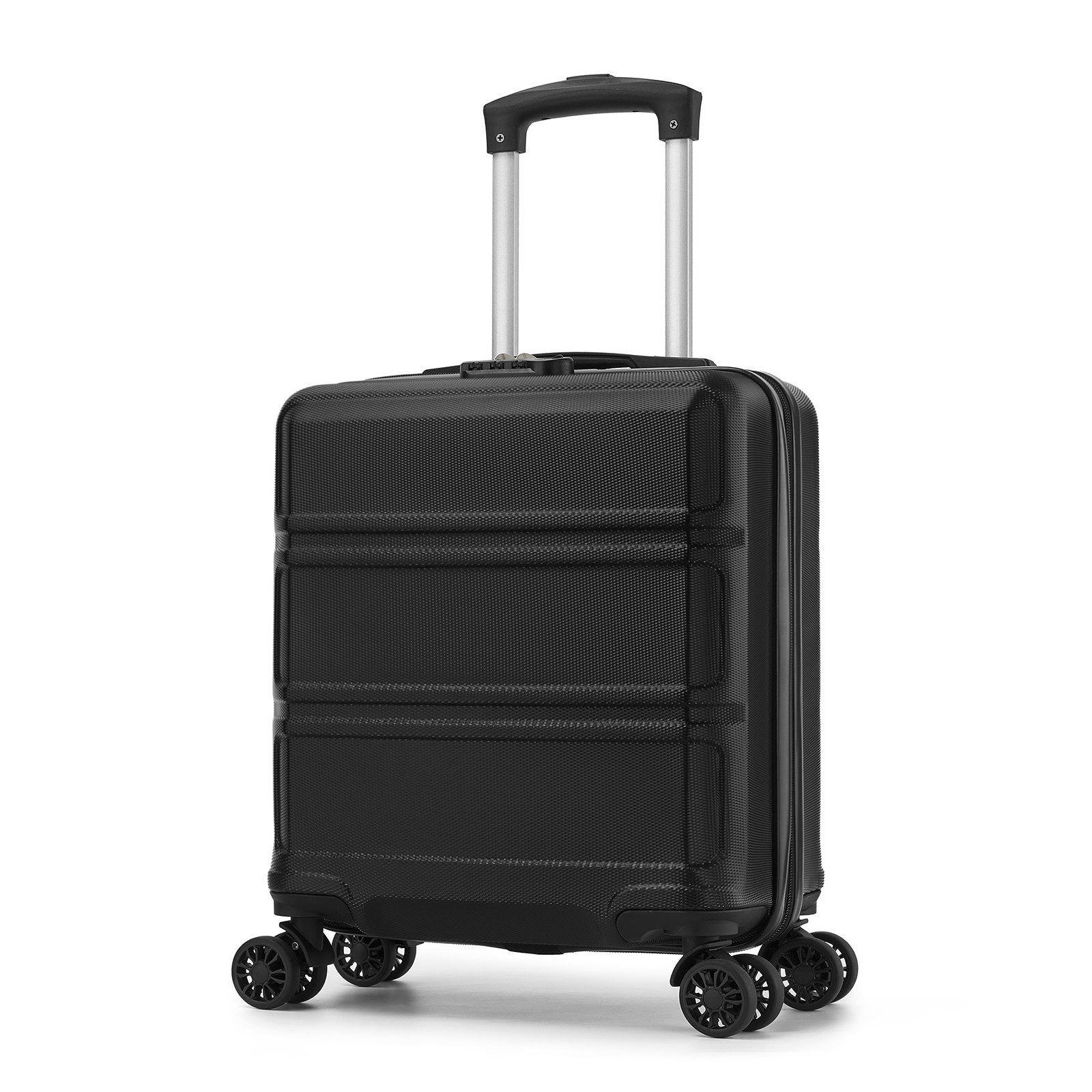 KONO Hartschalen-Trolley mit TSA-Schloss - Reisekoffer und Rollkoffer in einem