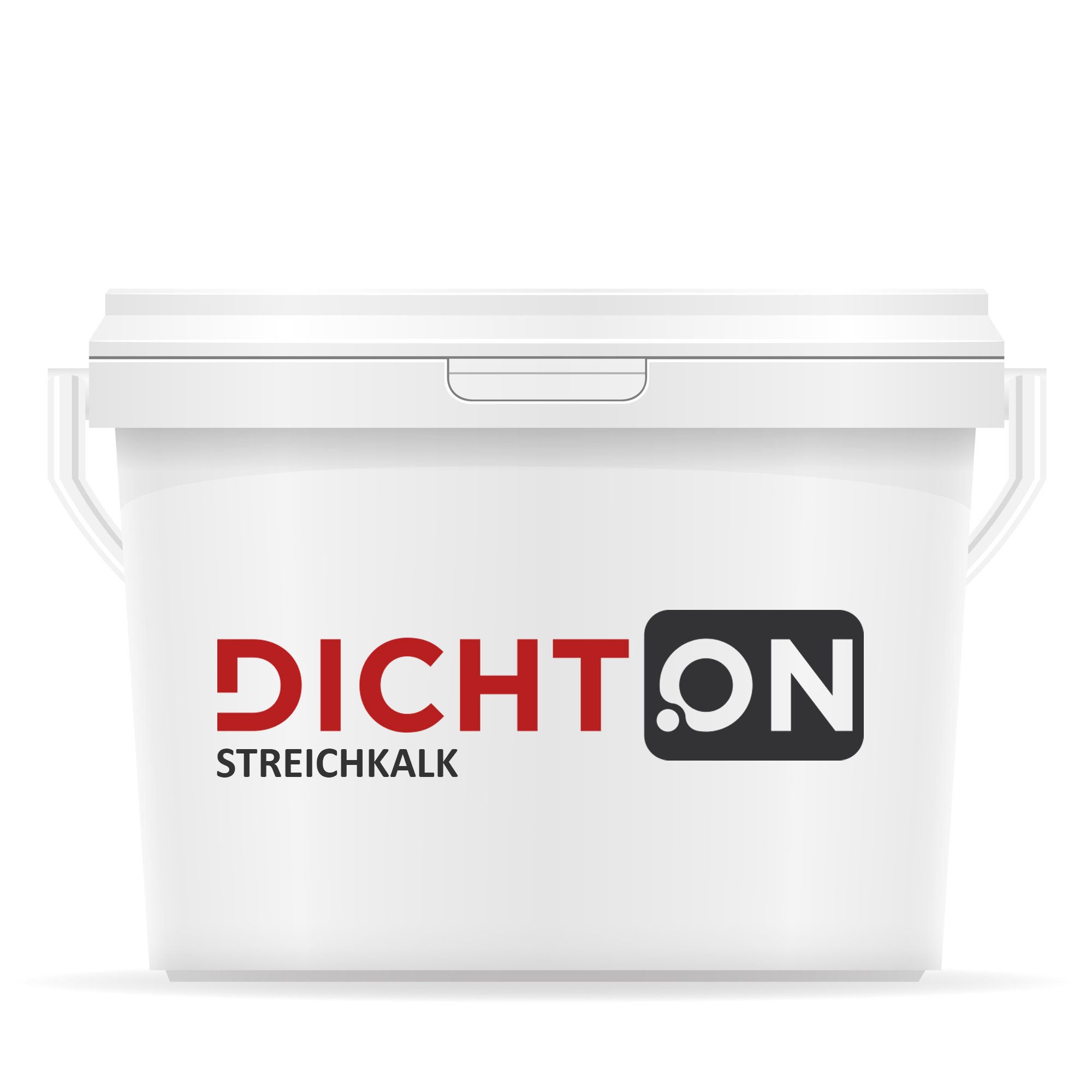 DICHTON Wandfarbe D.43W, Streichkalk weiß, Kalkfarbe, innen & aussen, für Küche, Bad, Wohnraum