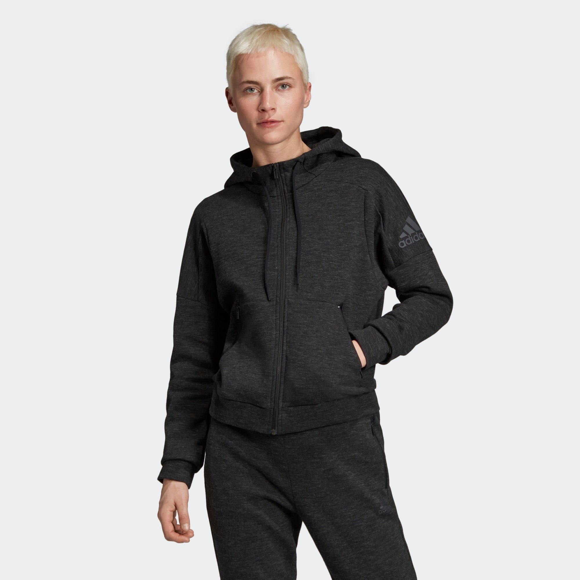 adidas Performance Sweatjacke »ID Mélange Kapuzenjacke adidas Performance Trainingsjacke »Id Melange« | OTTO