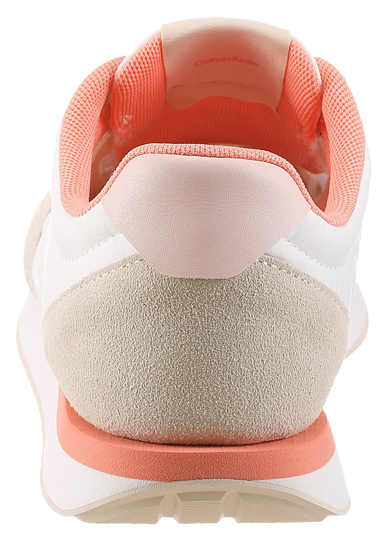 Calvin Klein Jeans RETRO RUNNER ESS MIX MAT Sneaker Schnürschuh, Runner-Sneaker, Freizeitschuh mit seitlichem CK-Logo