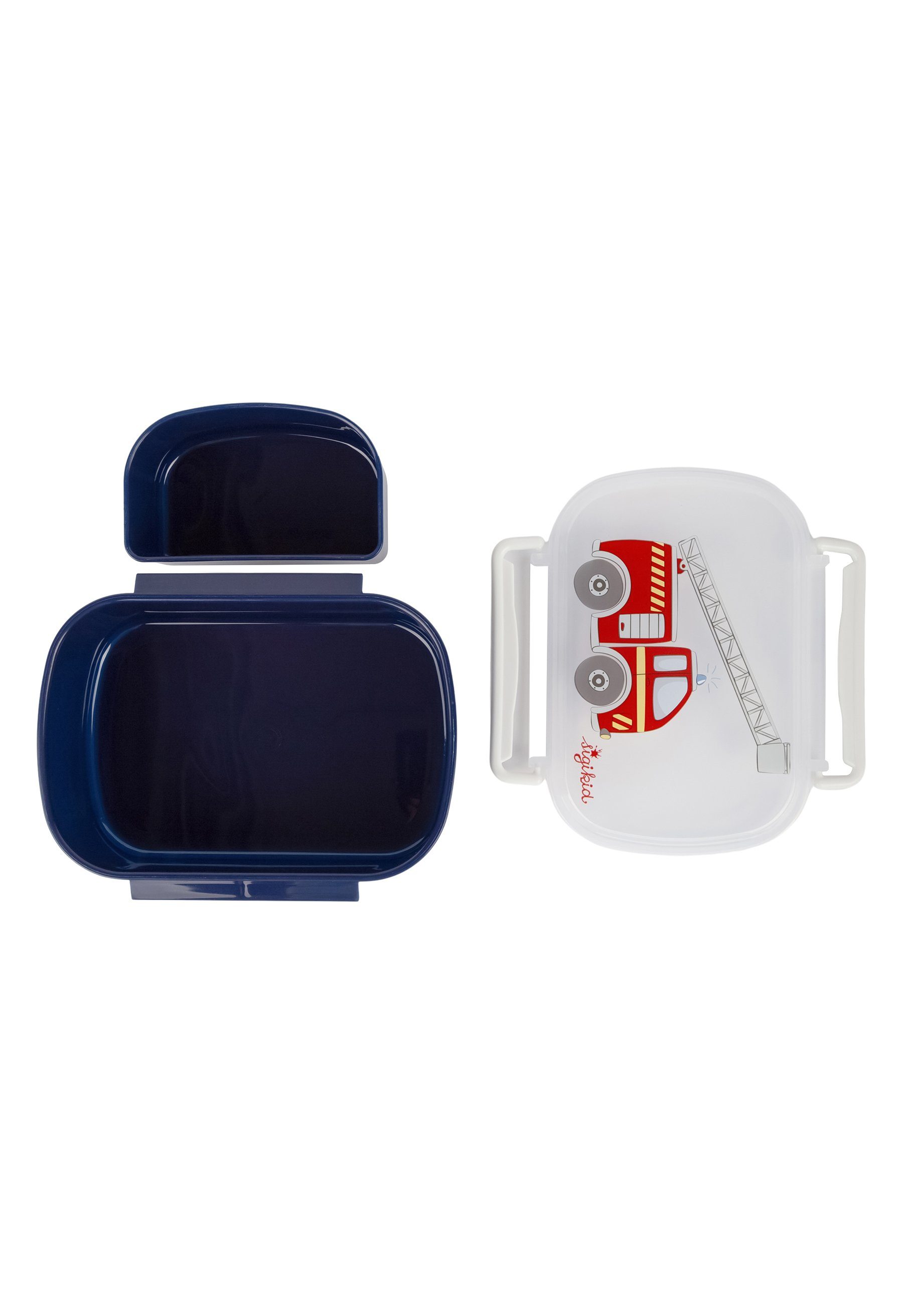 Sigikid Lunchbox Brotzeit Snackdose Feuerwehr für Kinder Jungen, 100% Polypropylen, (1-tlg)