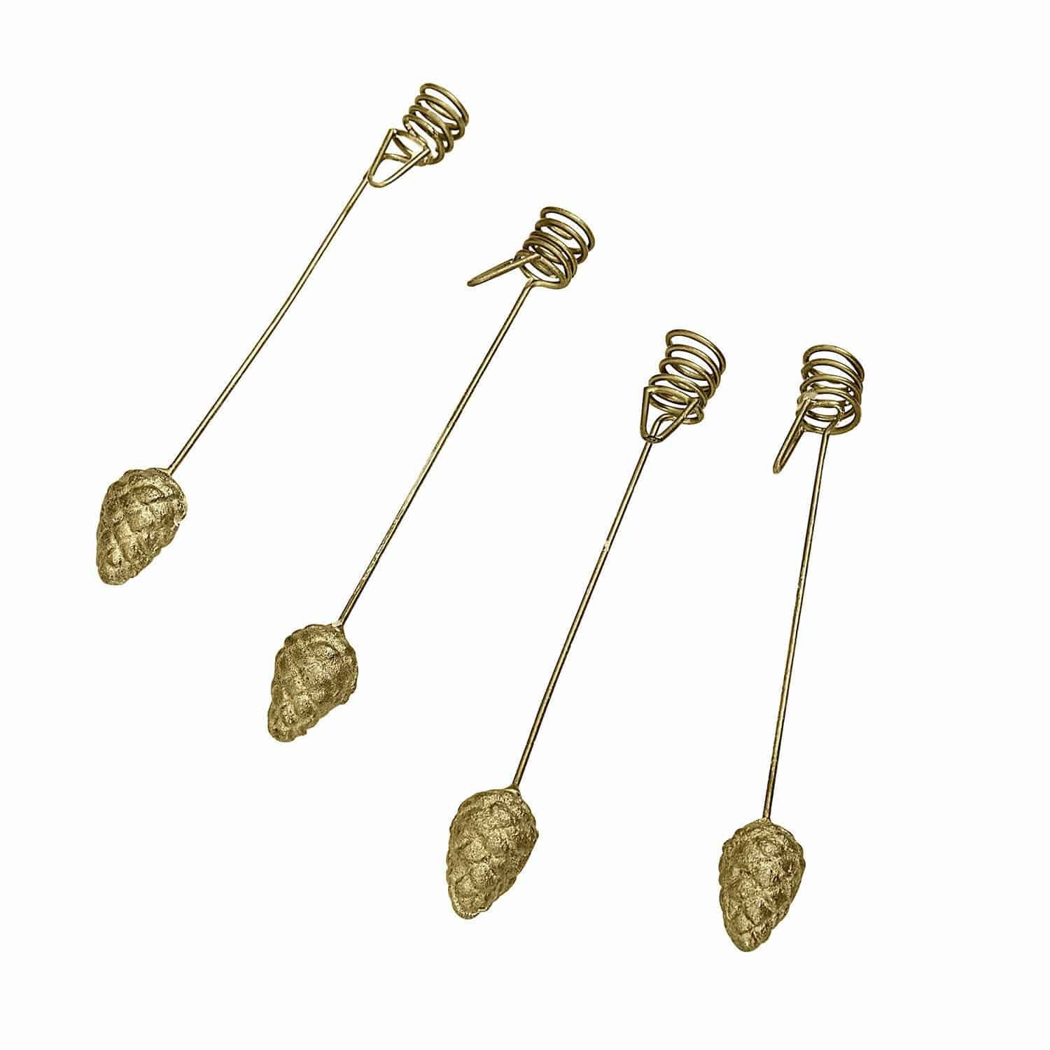 Mirabeau Kerzenständer Kerzenhalter 4er Set Norélie gold