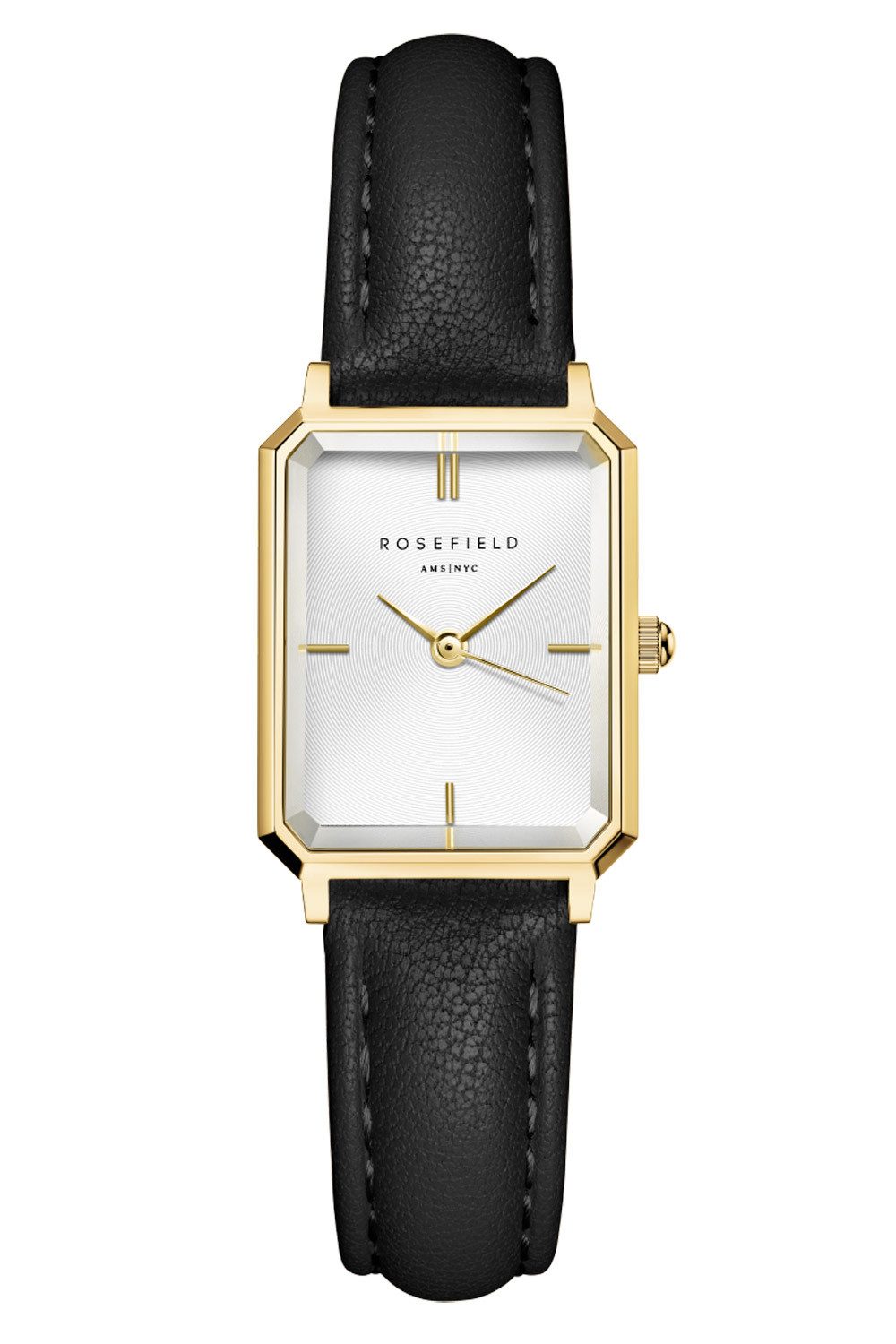 ROSEFIELD Quarzuhr Quarz Octagon XS Schwarz/Goldfarben günstig online kaufen