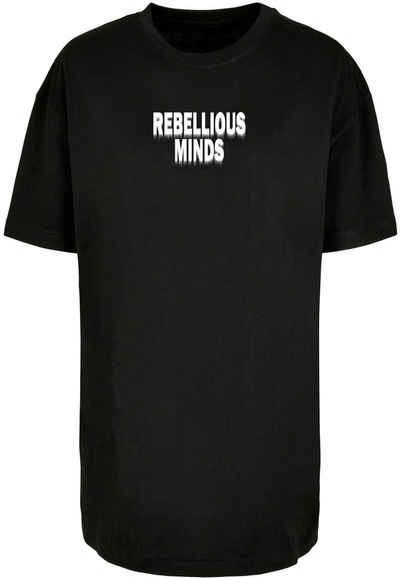 Merchcode T-Shirt Merchcode Damen Ladies Rebellious Minds Oversized Boyfriend Tee (1-tlg)