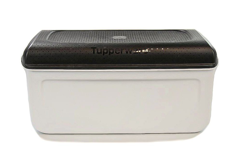 TUPPERWARE Brotkasten BrotMax Junior 2 weiß schwarz Brotkasten