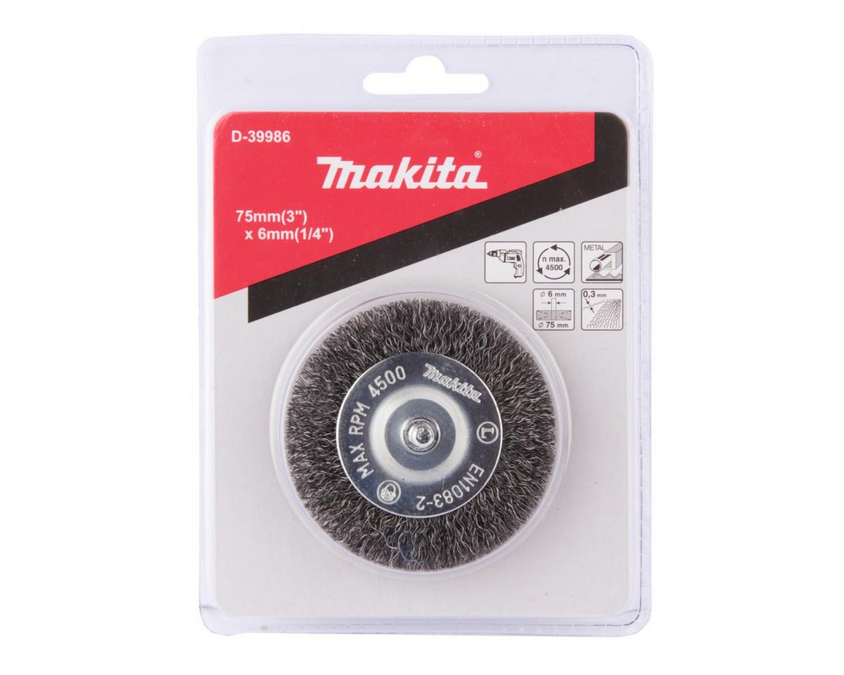 Thumbnail - Makita Akku-Multifunktionswerkzeug Makita Scheibenbürste, 75 mm Scheiben • 75 x 6 mm, Produkt, Makita, Makita Werkzeug u...