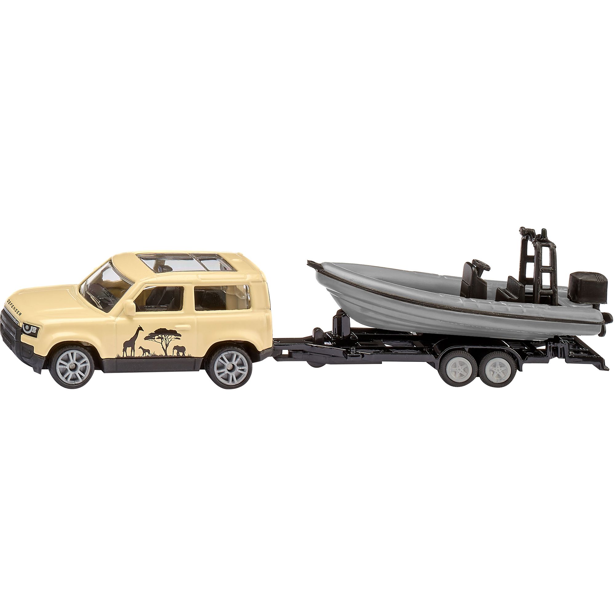 Siku Spielzeug-Auto BLISTER Land Rover Defender "Safari" mit Boot