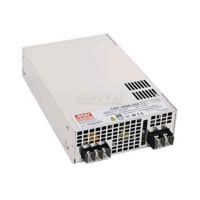 MeanWell "CSP-3000-400" 400V, 7200W, Hochvolt, L278xH63,5xB170cm AC/DC-Einbaunetzteil