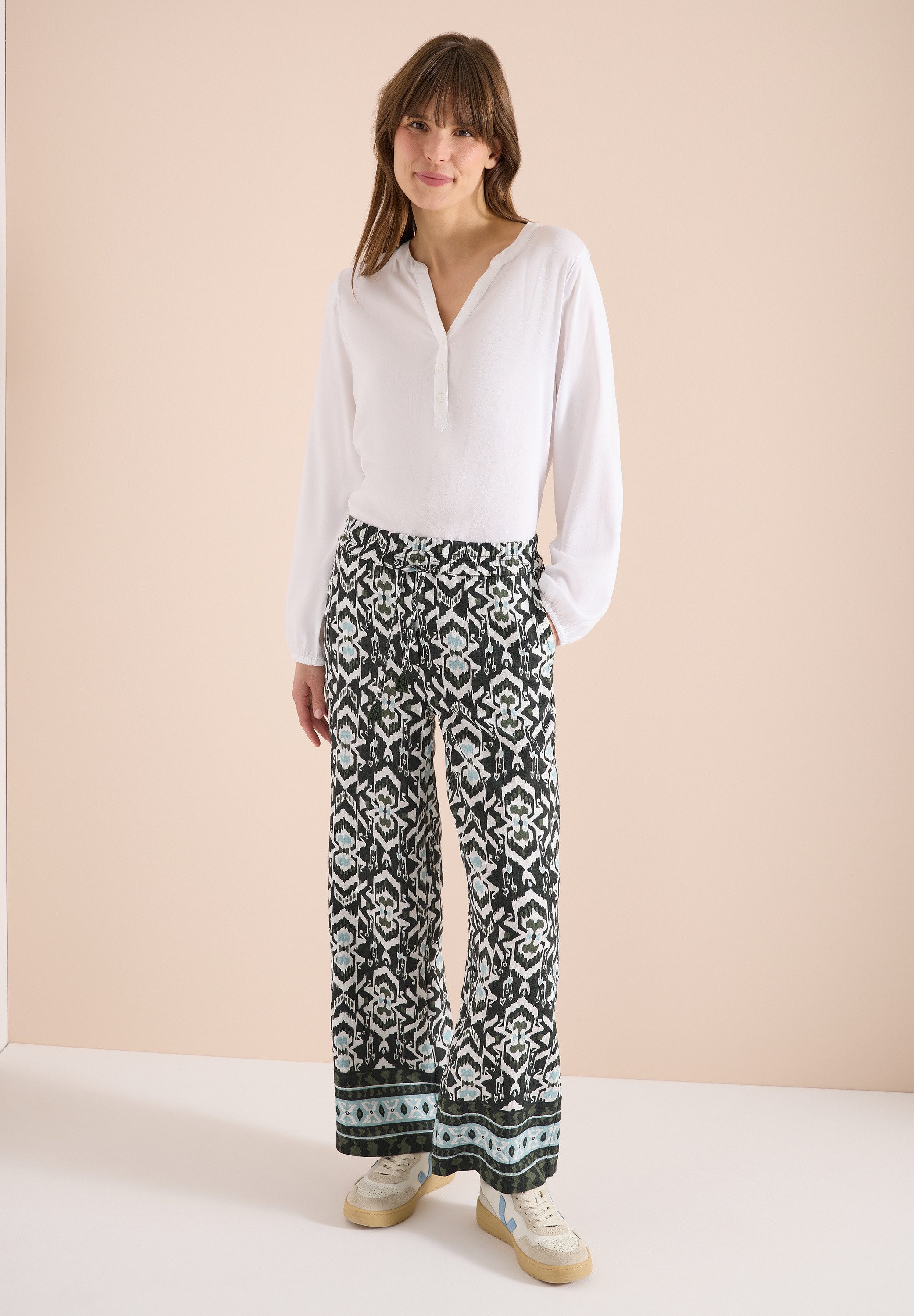 CECIL Stoffhose High Waist