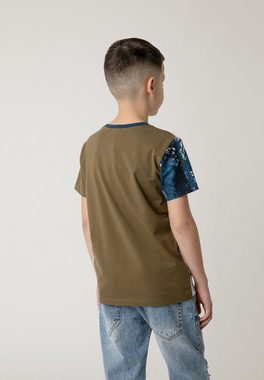 Gulliver T-Shirt mit coolem Color-Blocking-Design
