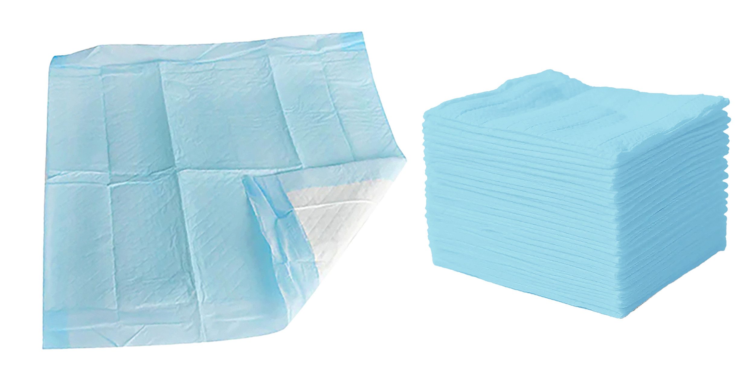 Inkontinenzauflage 25 KRANKENUNTERLAGEN 6-lagig 60x60cm Blau Wickelunterlage 60 Medi-Inn, Einwegunterlage Inkontinenzunterlagen Bettschutz