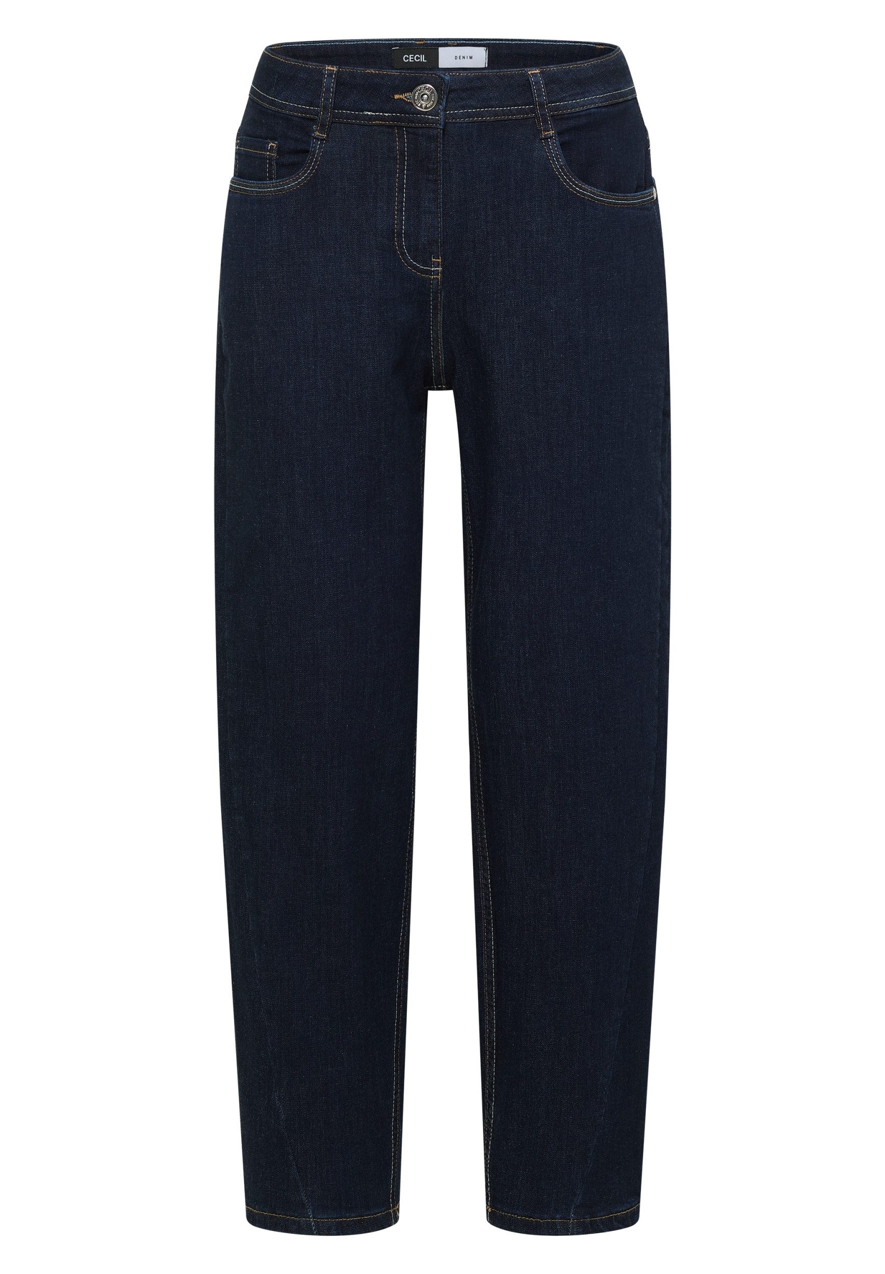 CECIL 5-Pocket-Hose High Waist Barrel Leg Jeans im Loose Fit