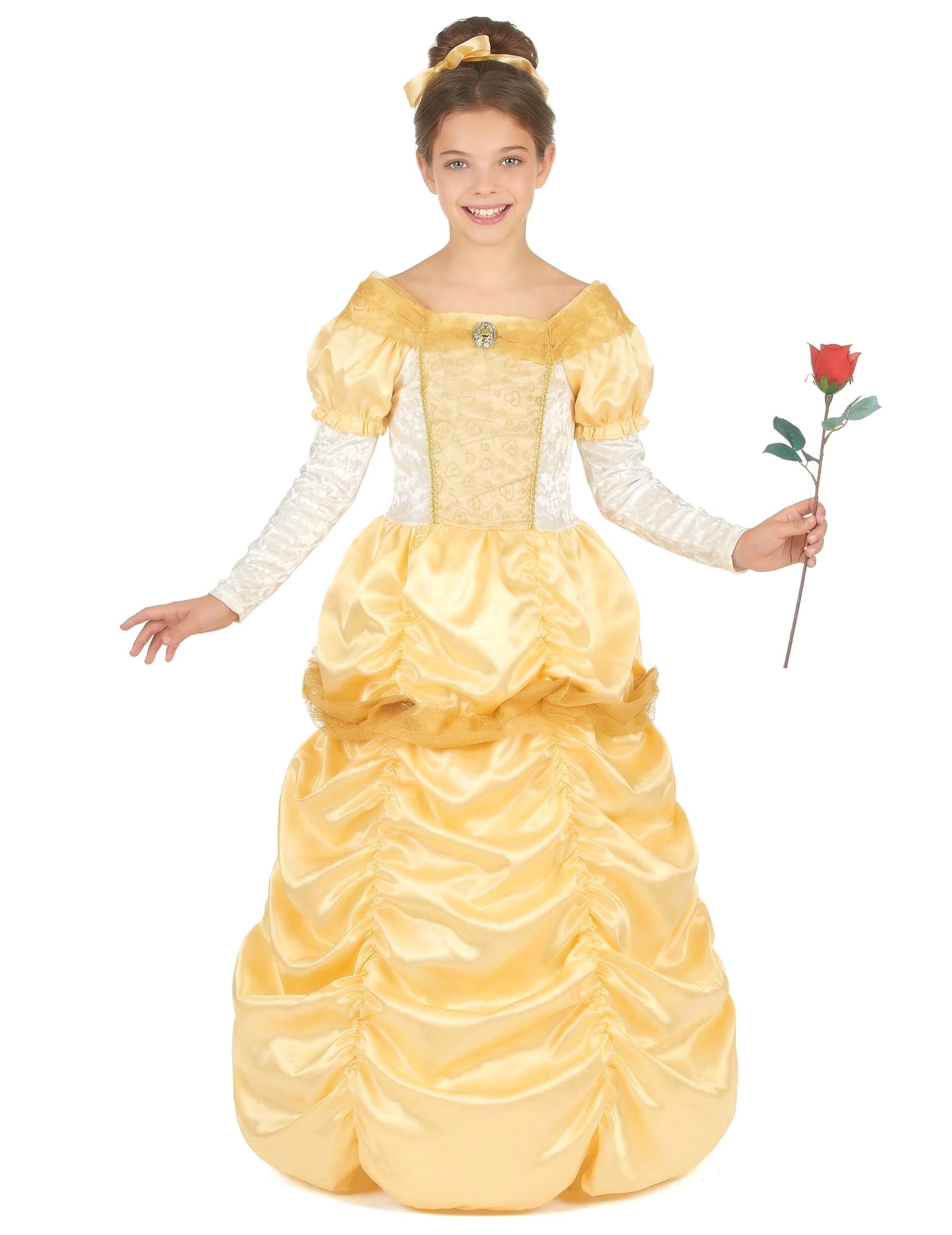 Kostüm Märchen-Prinzessin Damenkostüm gold