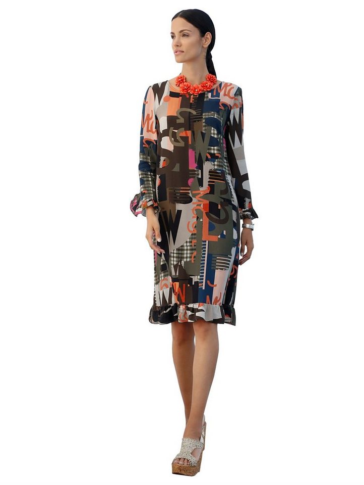 Amy Vermont Kleid mit Volants in bunt