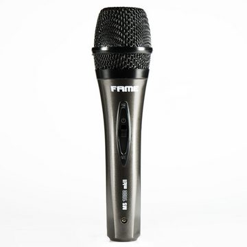 Fame Audio Mikrofon (MS 1800 MKII, Dynamisches Gesangsmikrofon, Bundle mit Klemmen, Case), MS 1800 MKII, Dynamisches Gesangsmikrofon, Bundle
