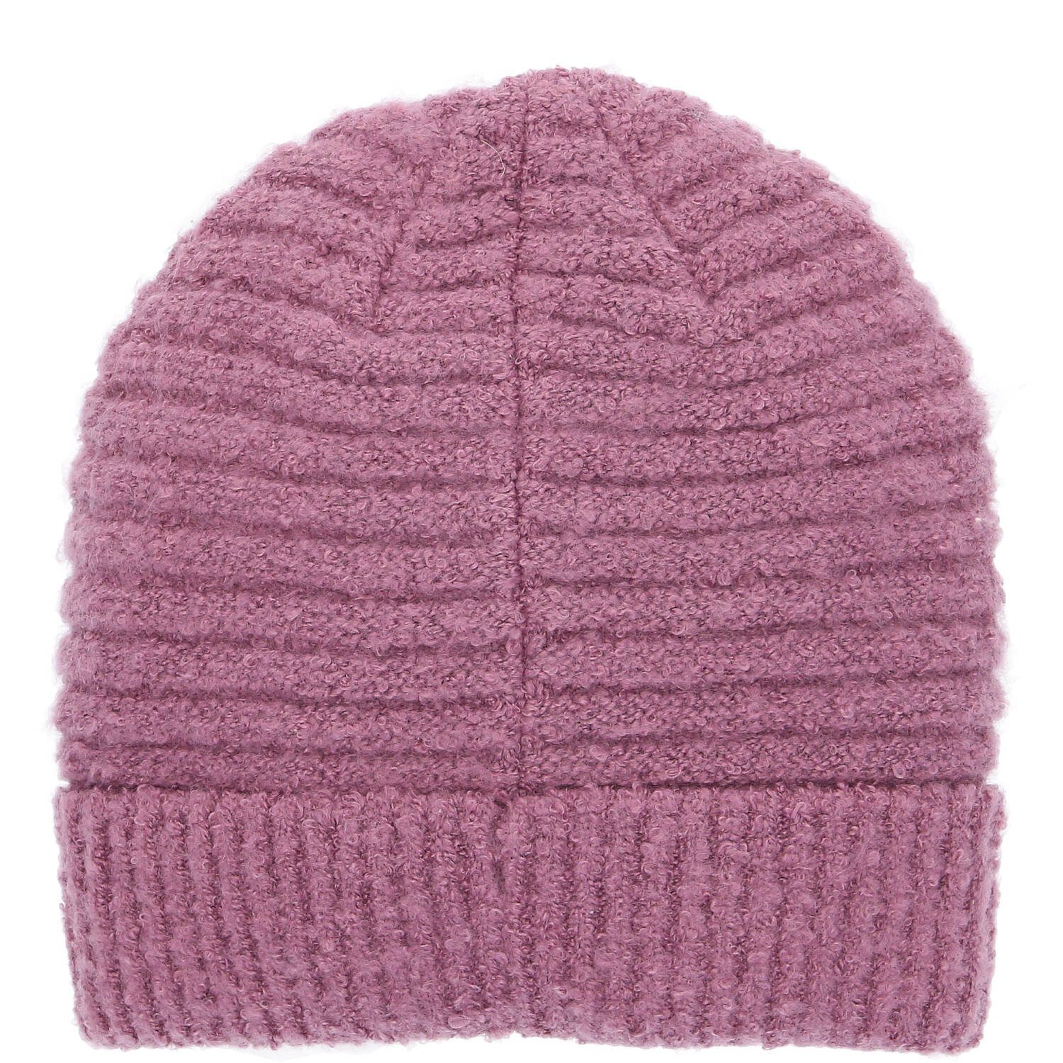 Antonio Strickmütze Antonio Damen Strick Mütze Bouclé Beanie berry (1-St) günstig online kaufen