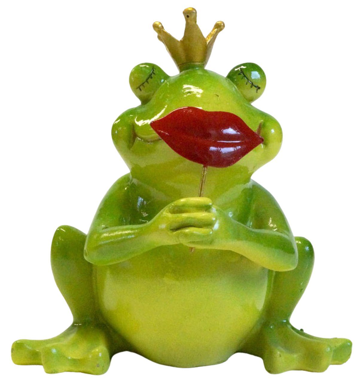 Produktbild von Formano Dekofigur Frösche Beim Skat Spielen Skatspieler 16 Cm Froschfigur Kunststein (1 St