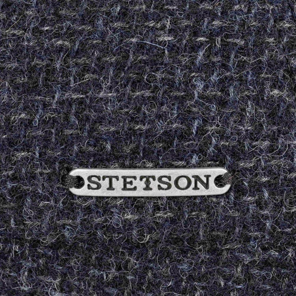 Tweed Schiebermütze Stetson Flatcap blau Stetson Belfast (nein)
