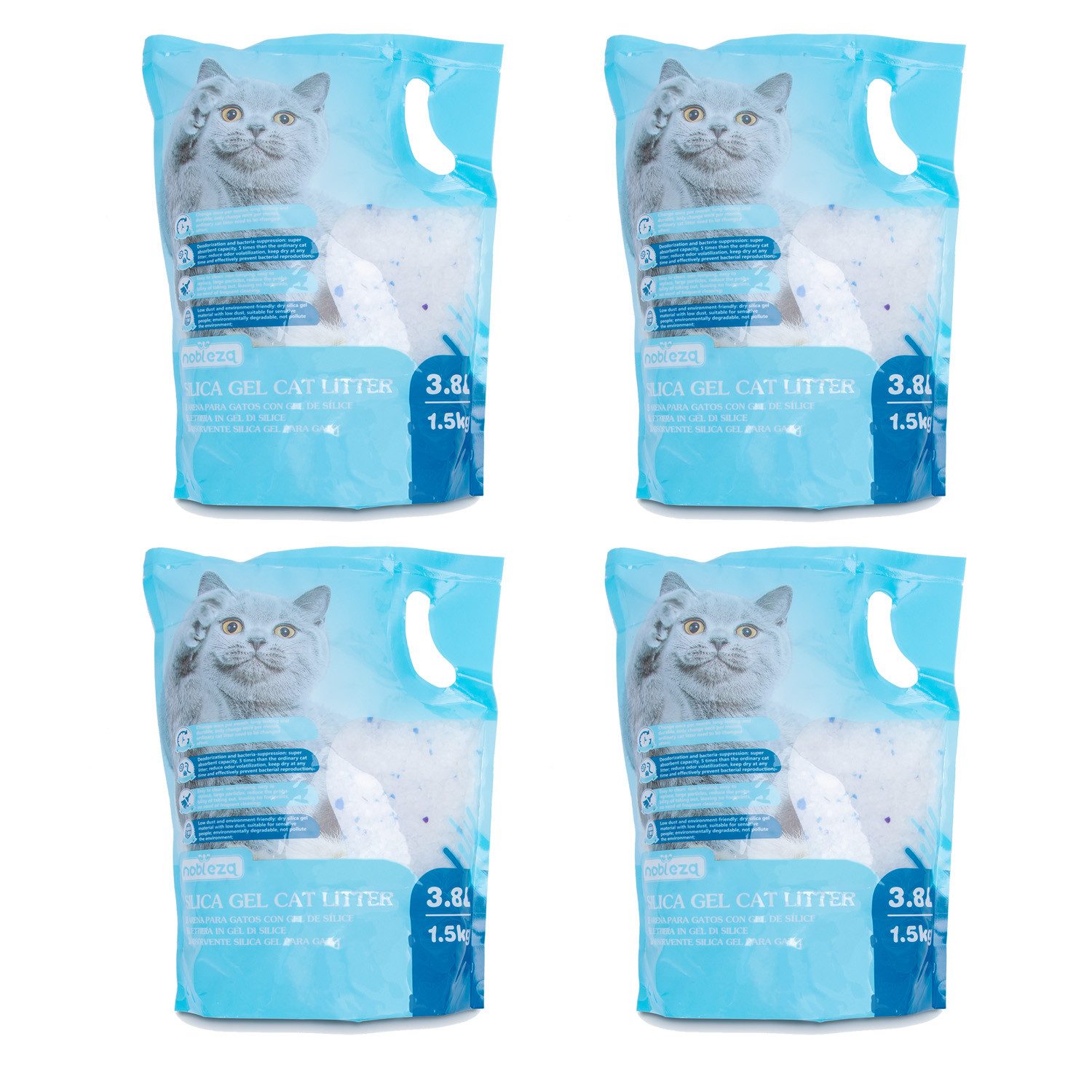 nobleza Katzenstreu Silikat Kristalle Katzenstreu 3.8L