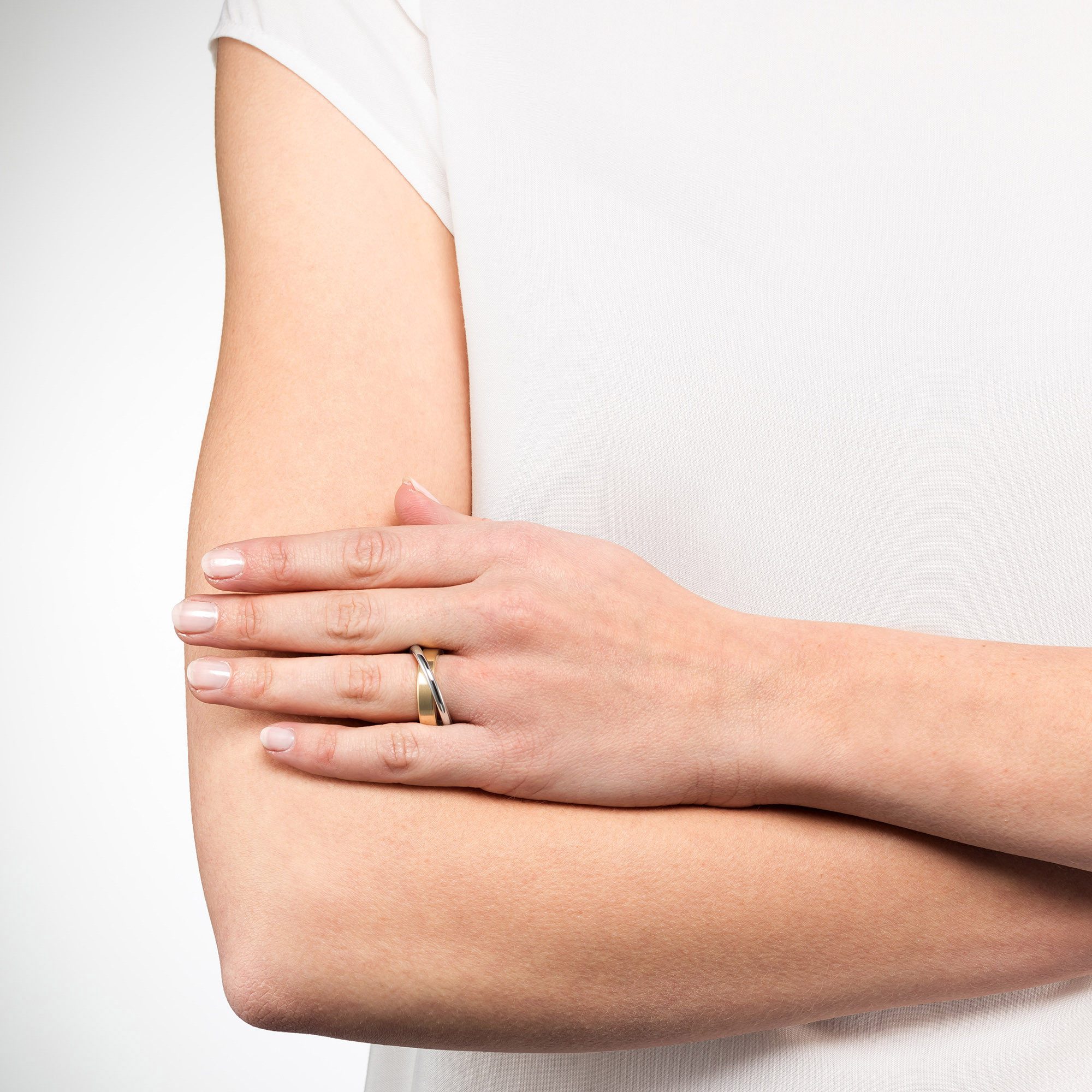 Heideman Fingerring Duplex rose goldfarben (Ring, 1-tlg., inkl. Geschenkver günstig online kaufen