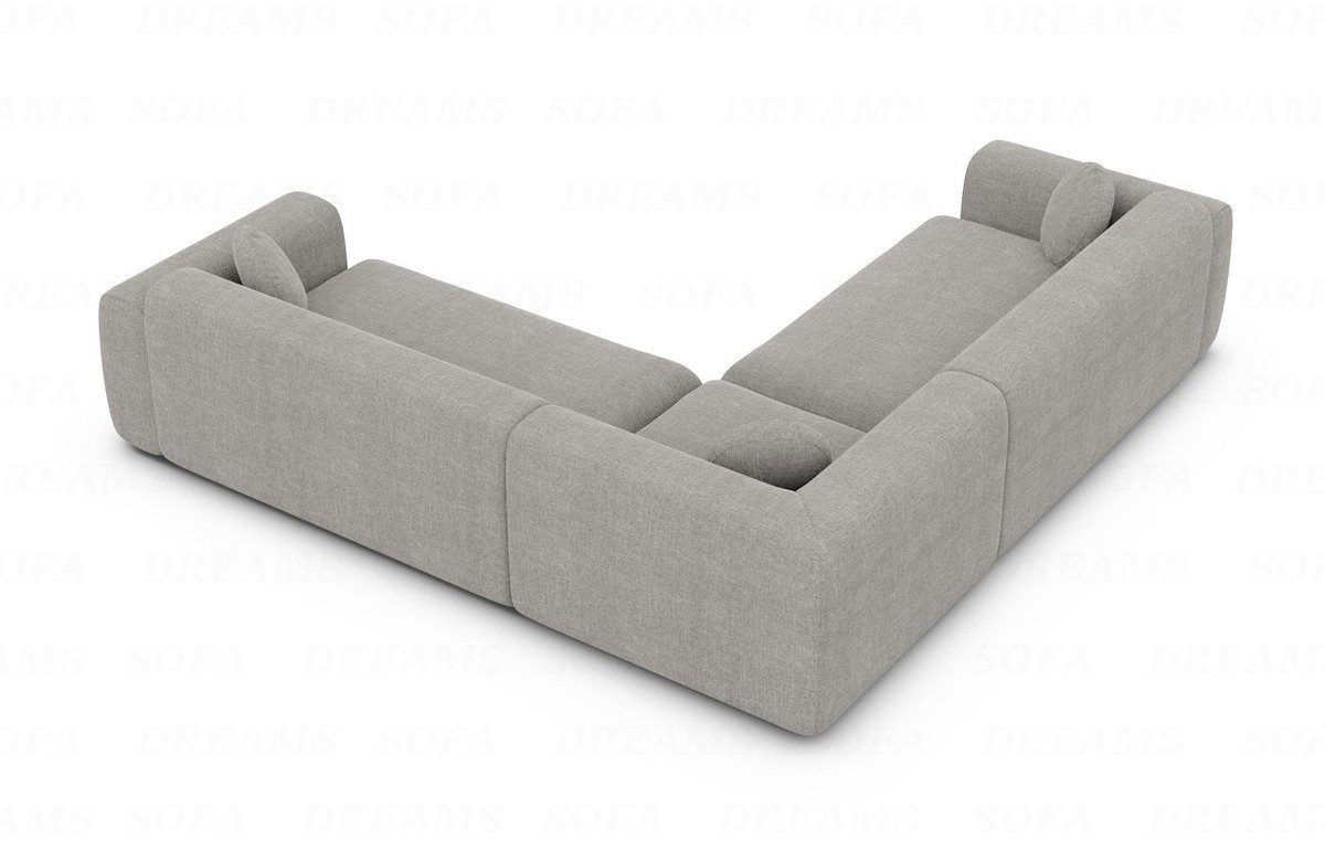 Sofa Dreams Ecksofa Stoff Sofa Eckcouch Polster Ecksofa Cortegada L Form Stoff, Lounge-Sofa
