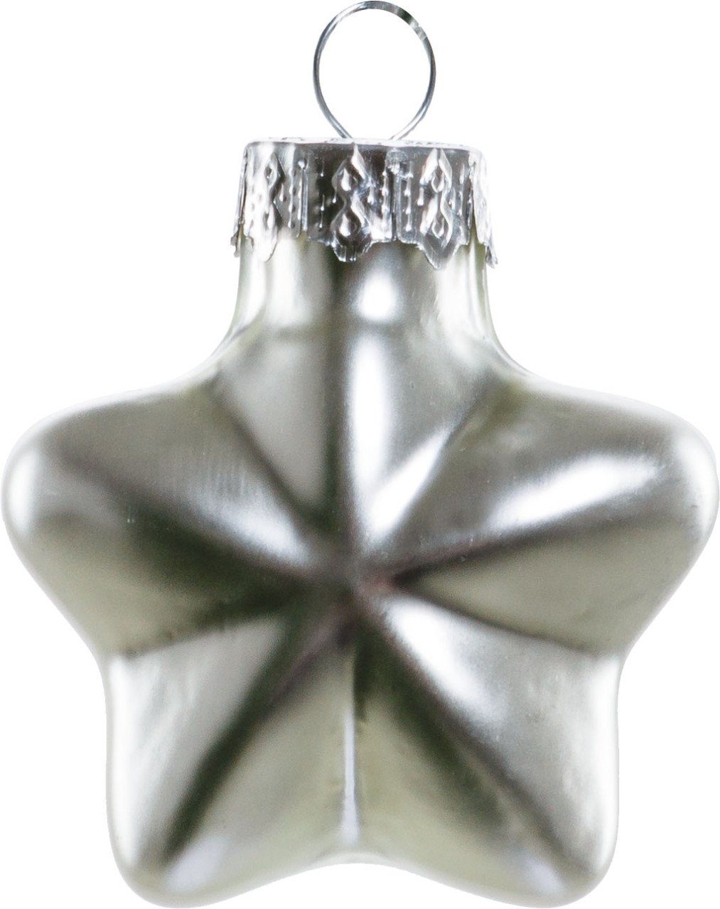 Trend Line Christbaumschmuck TrendLine Новогодние шары Glas-Sterne 4 cm silber