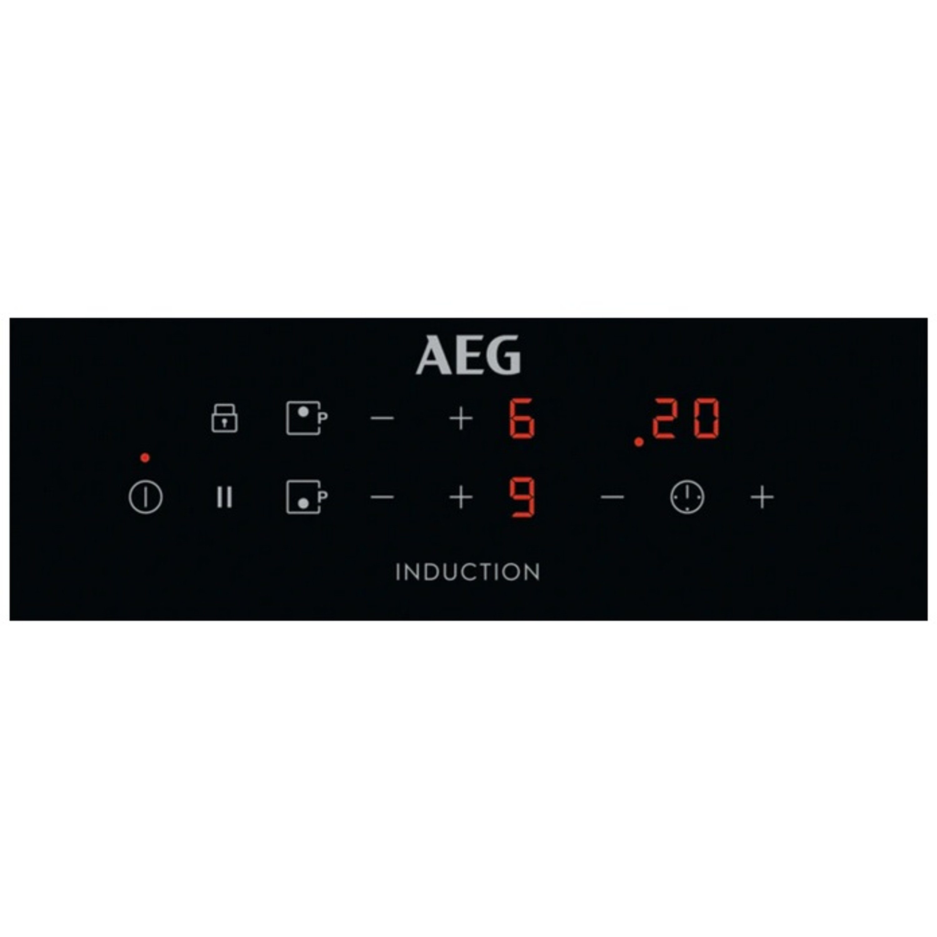 AEG Induktions-Kochfeld IKB32300CB, Power-Funktion, Pause-Funktion, OffSound Control