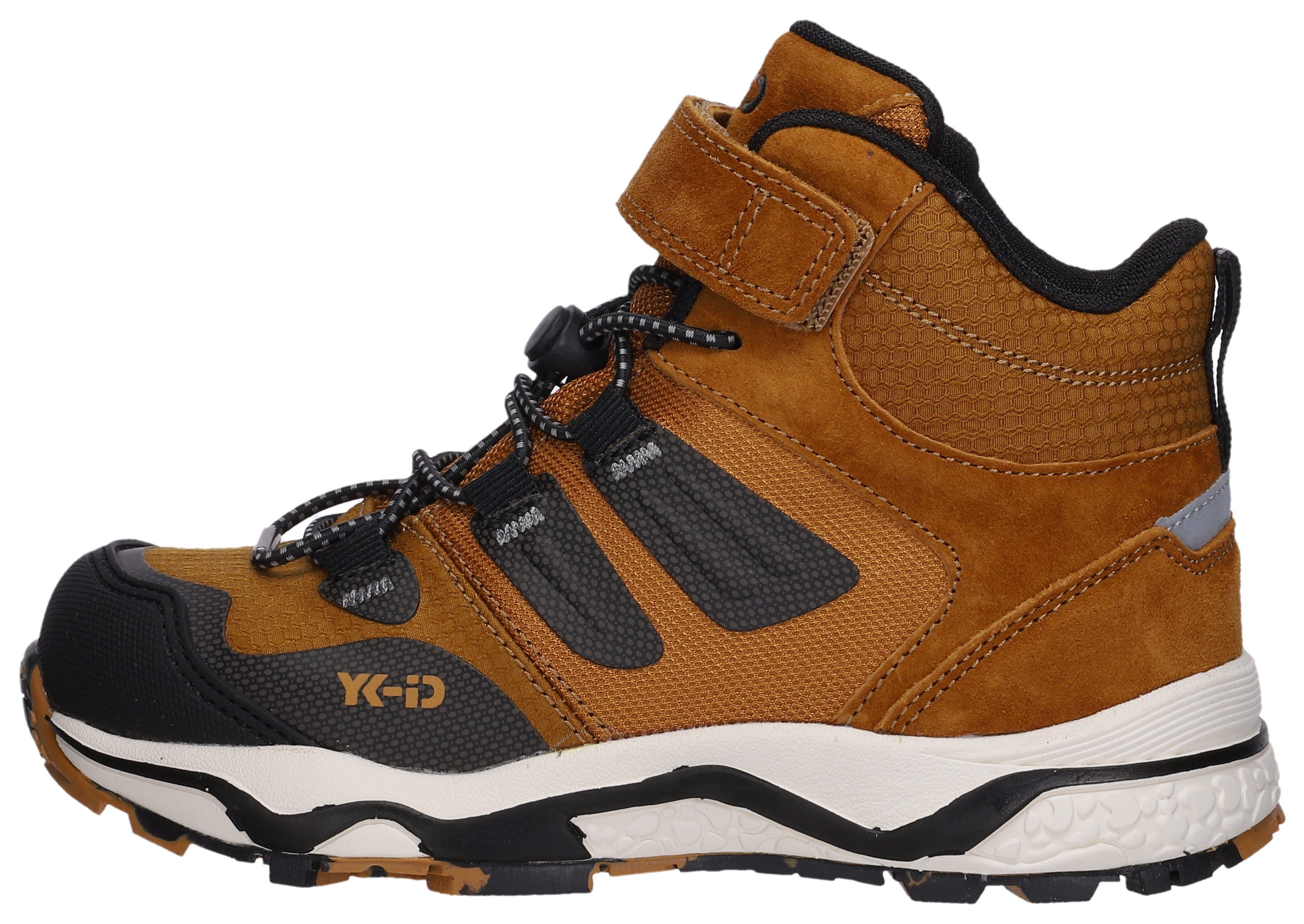 TEX-Membrane cognac-schwarz wasserabweisender Lurchi Leonard-Tex YK-ID mit Sneaker by