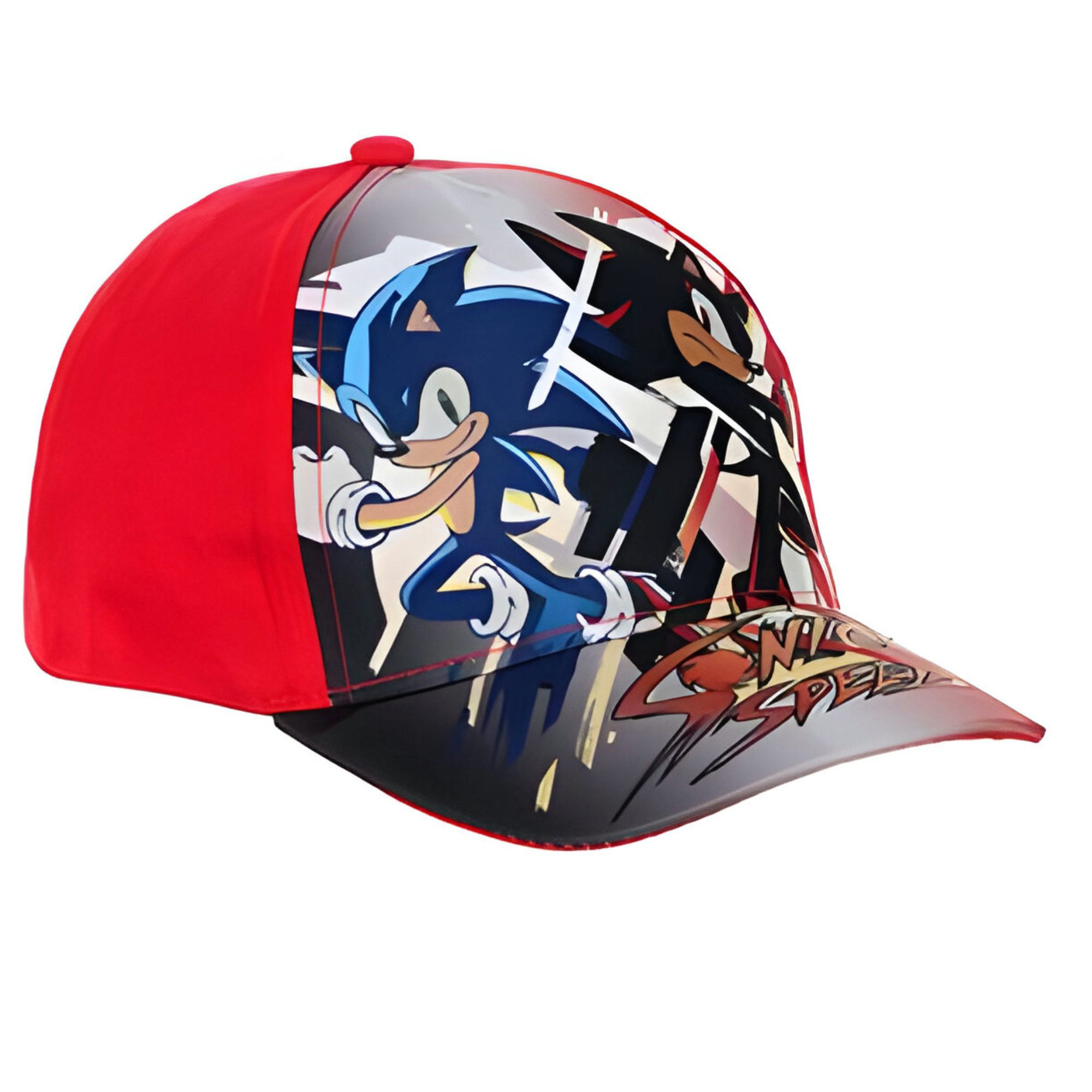 Sonic The Hedgehog Baseball Cap Sonic The Hedgehog Shadow Kinder Basecap Baseball Kappe Gr. 52 bis 54