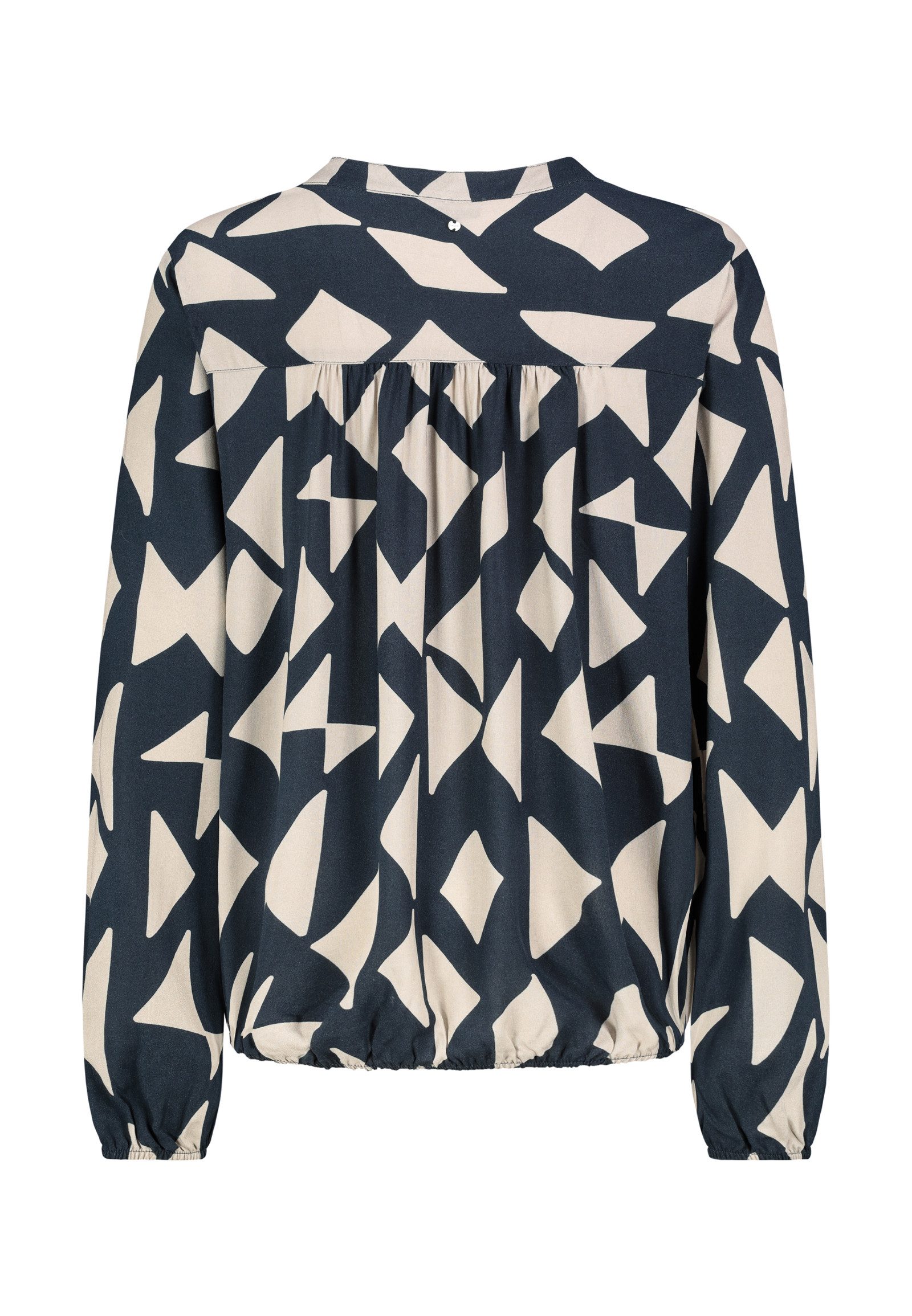 SUBLEVEL Langarmbluse Damen Bluse mit verschiedenen Mustern V-Ausschnitt mi günstig online kaufen