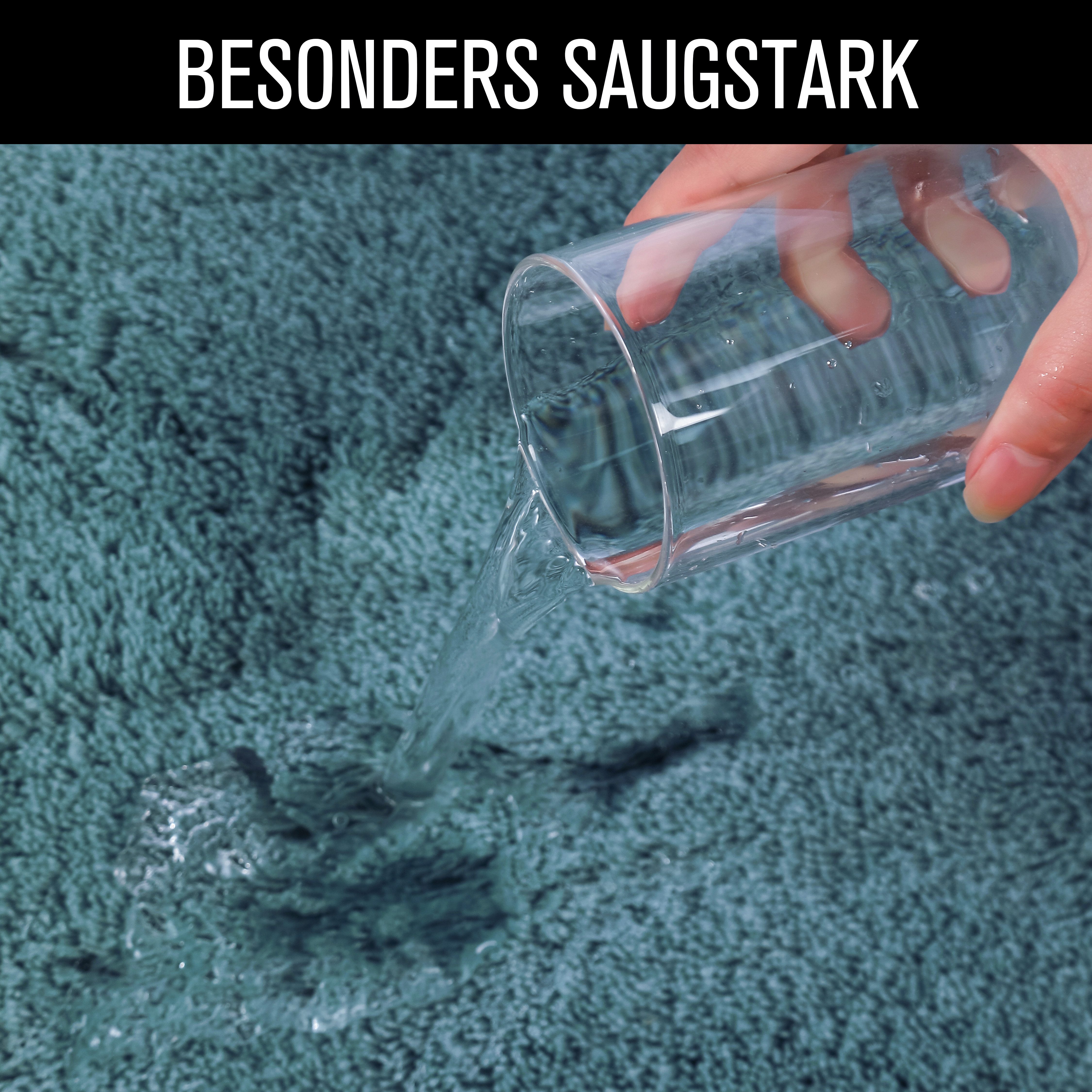 Möve Badematte Loft, Badvorleger, Badezimmer Teppich, Höhe 30 mm, rutschhemmend beschichtet, fußbodenheizungsgeeignet, schnell trocknend, strapazierfähig, Polyacryl, rechteckig, Badteppich, Badematten auch als 2 teiliges Set & rund