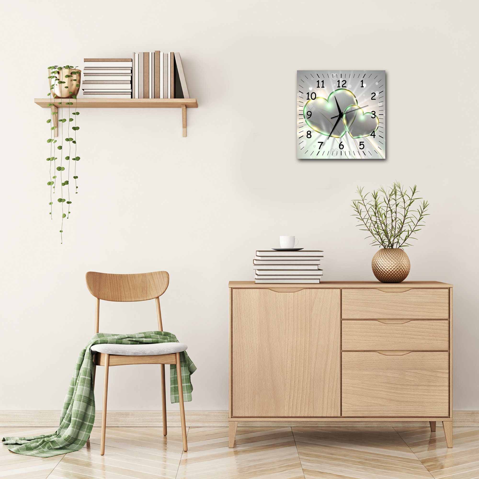 Bilder-Manufaktur Wanduhr BM-9337-1 (BM, Funkuhr oder Quarzuhr, kein Ticken günstig online kaufen