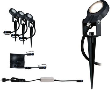 Paulmann LED Gartenstrahler Plug & Shine, Plug & Shine, LED fest integriert, Warmweiß, LED-Modul, IP67, 3000K