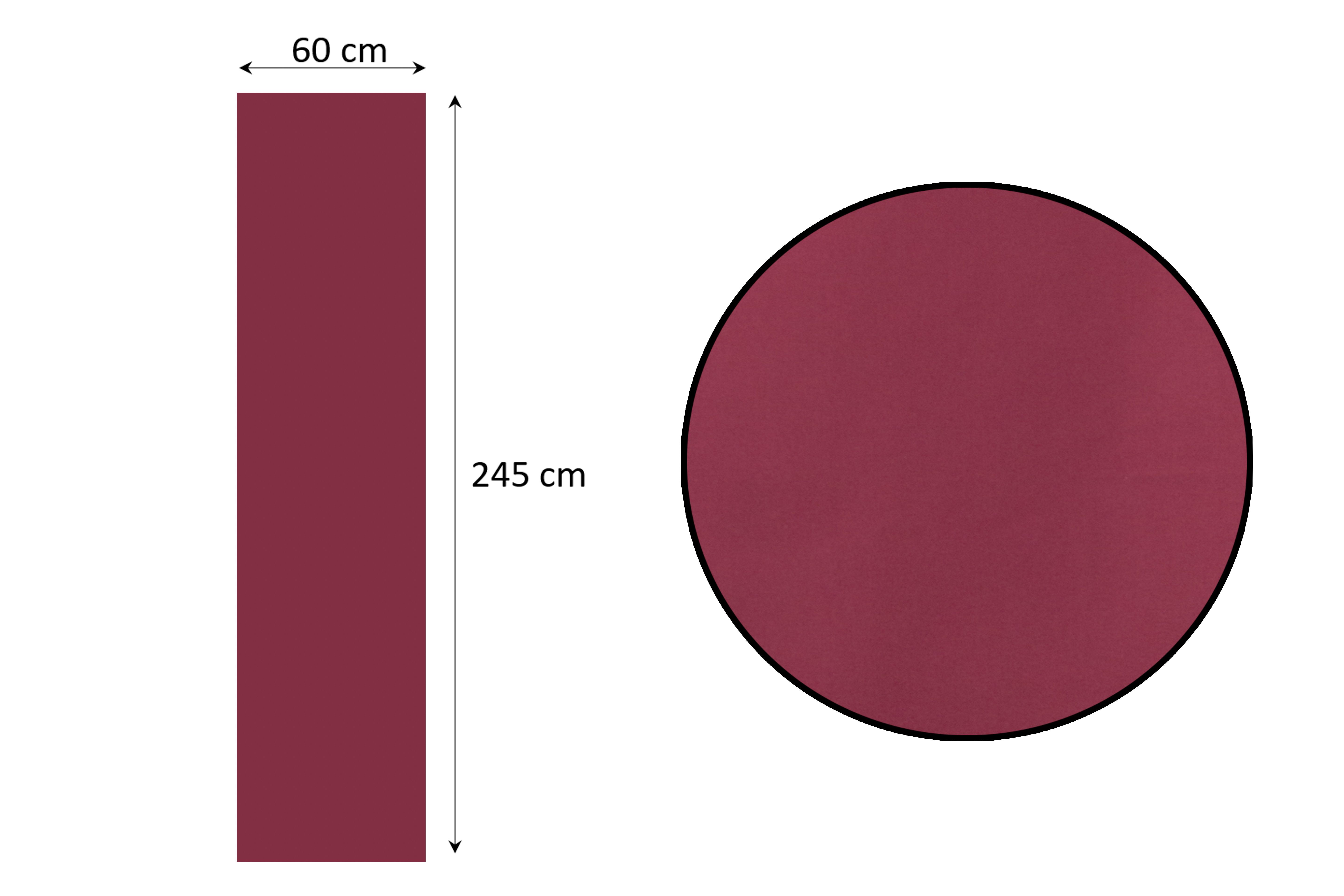 Brilliant Schiebegardine Blickdicht / 60x245cm, Store günstig online kaufen