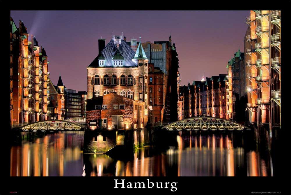 Poster Deutsche Städte - Poster - Hamburg