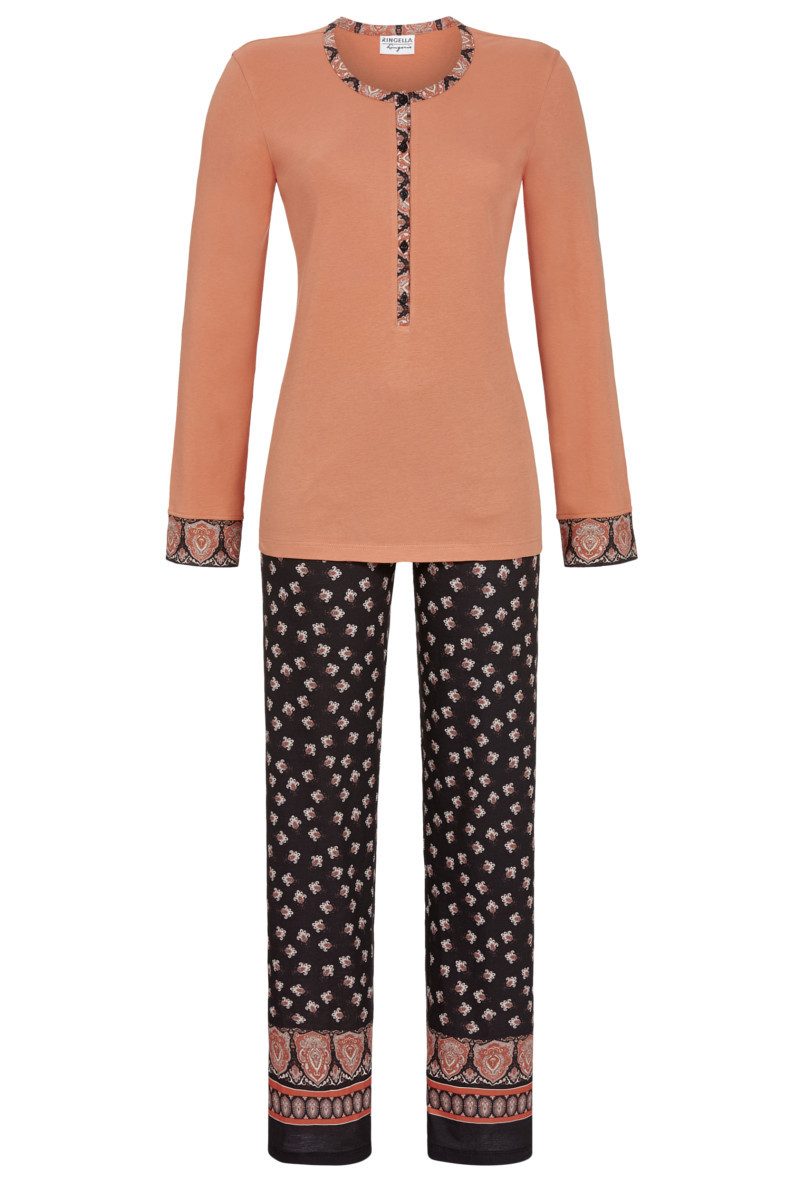 Ringella Pyjama im Retro-Style mit langer Knopfleiste (2 tlg) günstig online kaufen